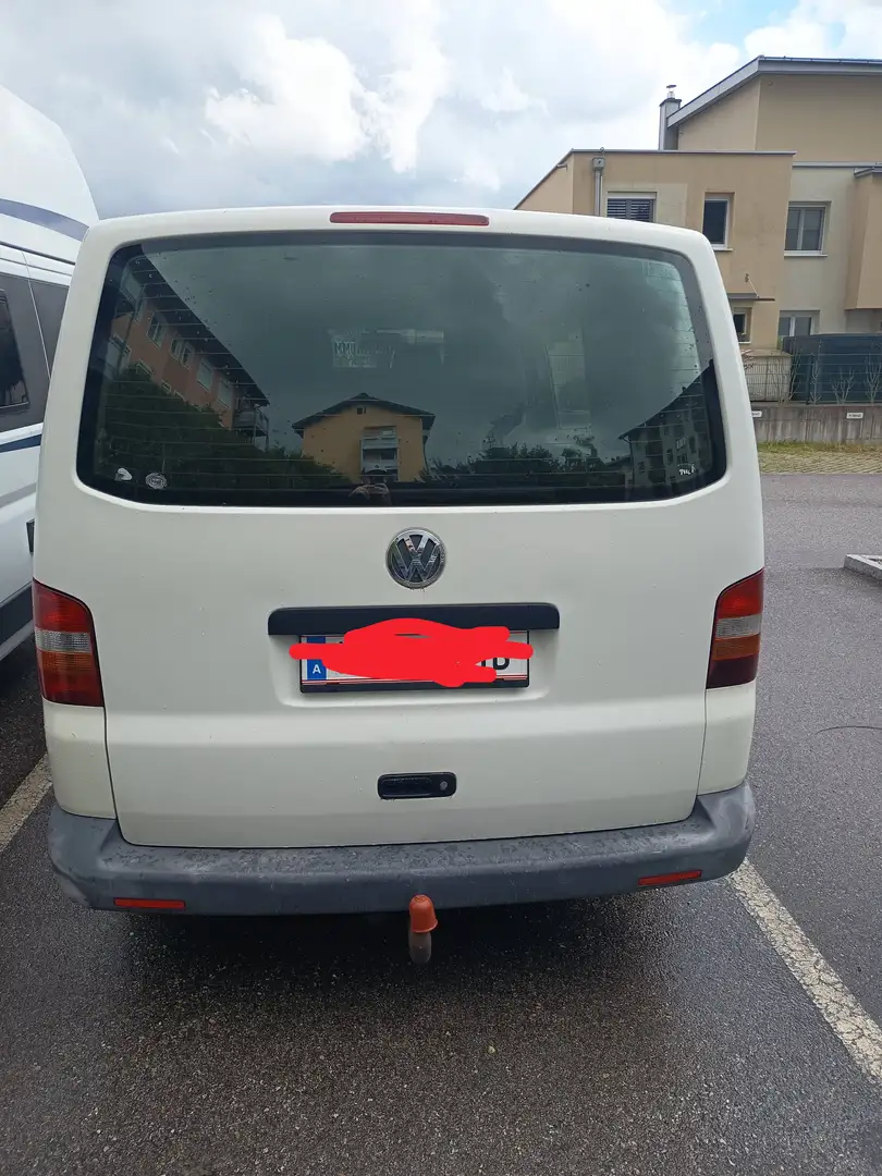 Volkswagen T5 Transporter Kastenwagen 1,9 TDI Weiß - 1