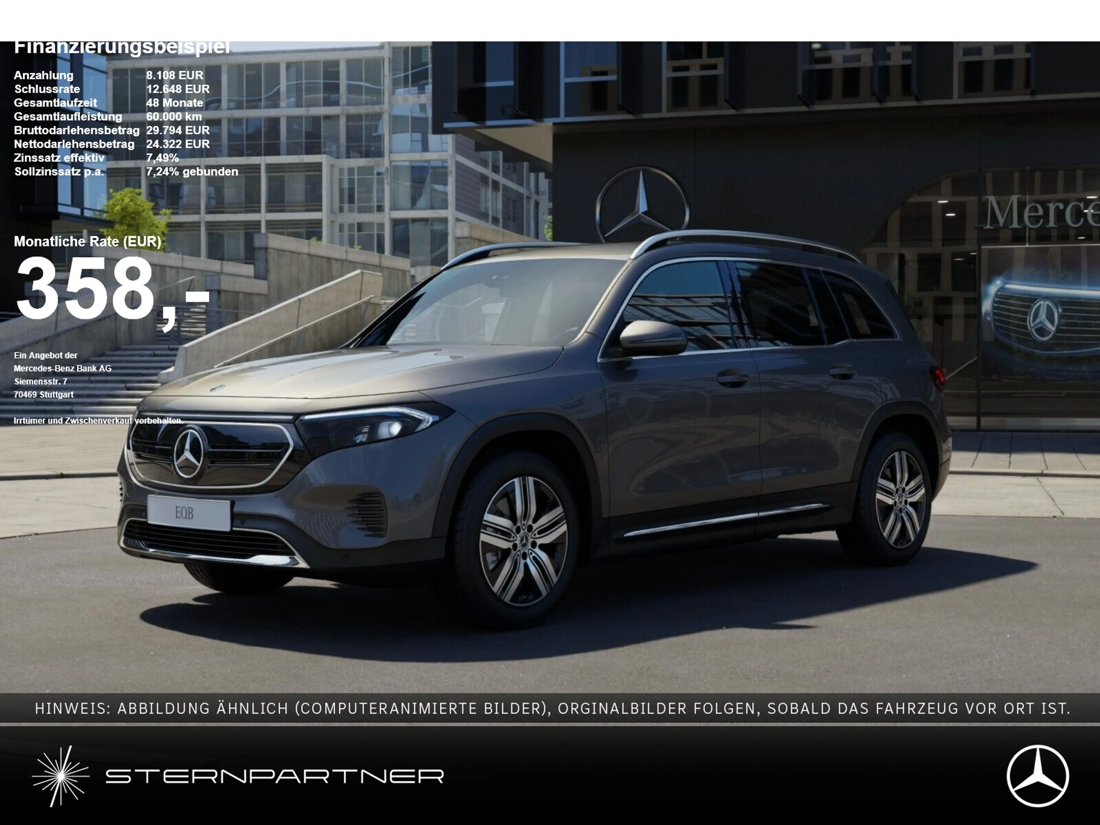 Mercedes-Benz EQB 250 PROGRESSIVE+MBUX+TOTW+AMBIENTE+KAMERA