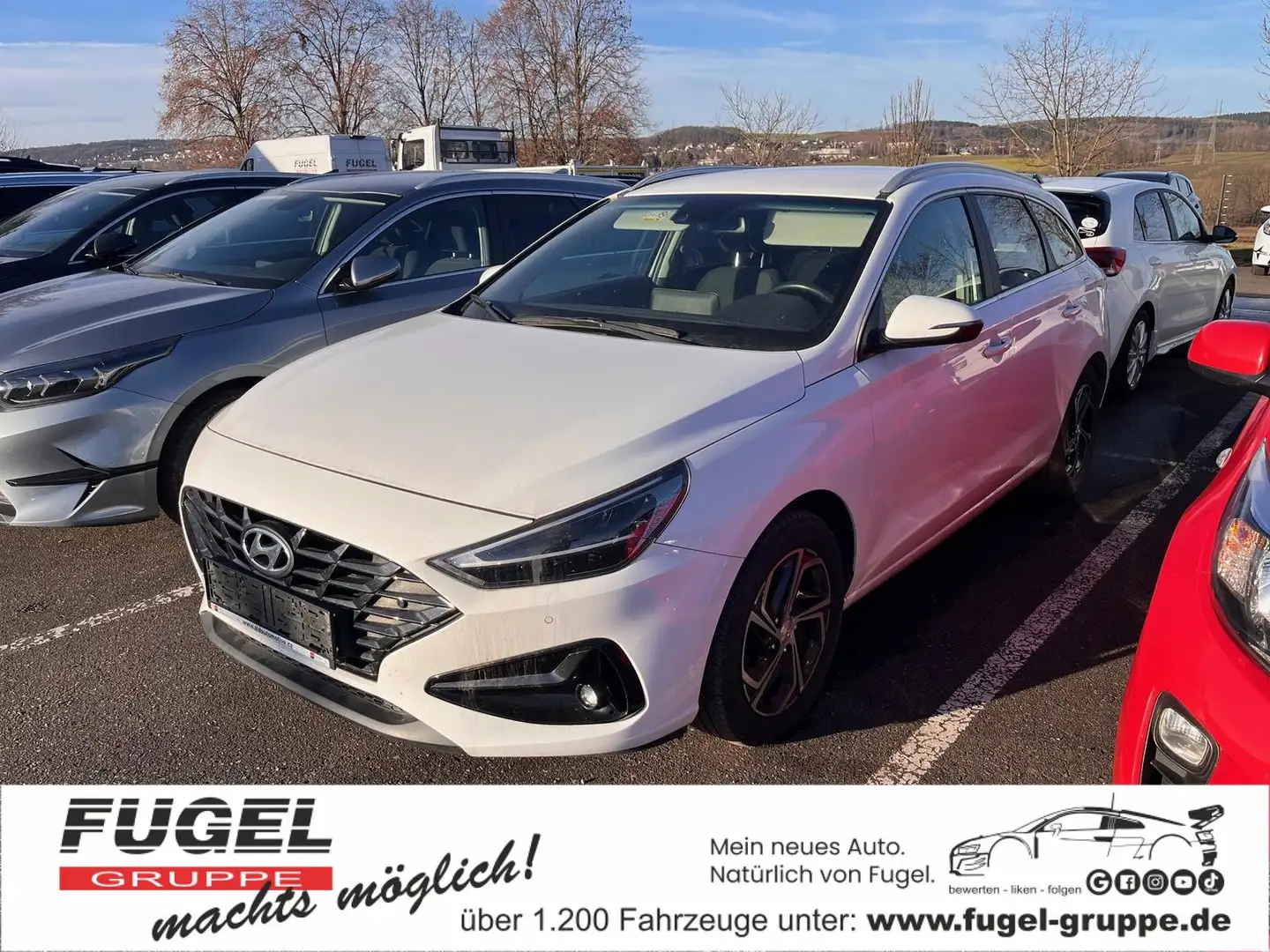 Hyundai i30 Kombi 1.0 T-GDI LED|SHZ||Navi|Car-Play|Klima Weiß - 1
