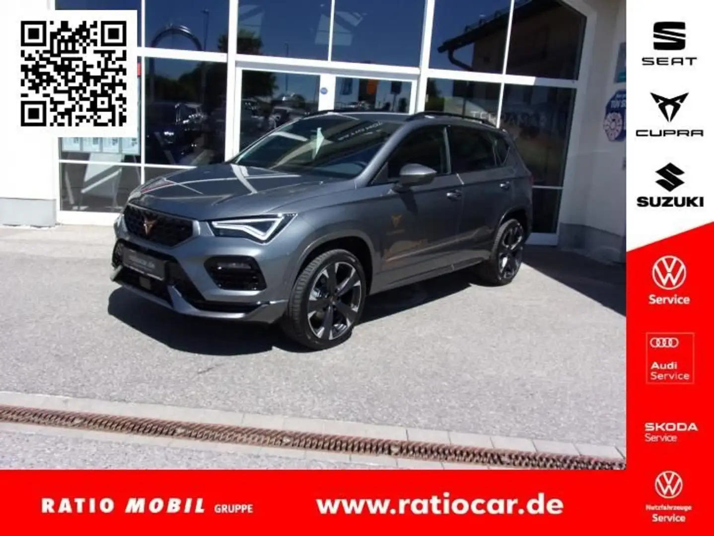 CUPRA Ateca ATECA 1.5 TSI DSG GAR.-06/30* NAVI AHZV SITZH. Grijs - 1