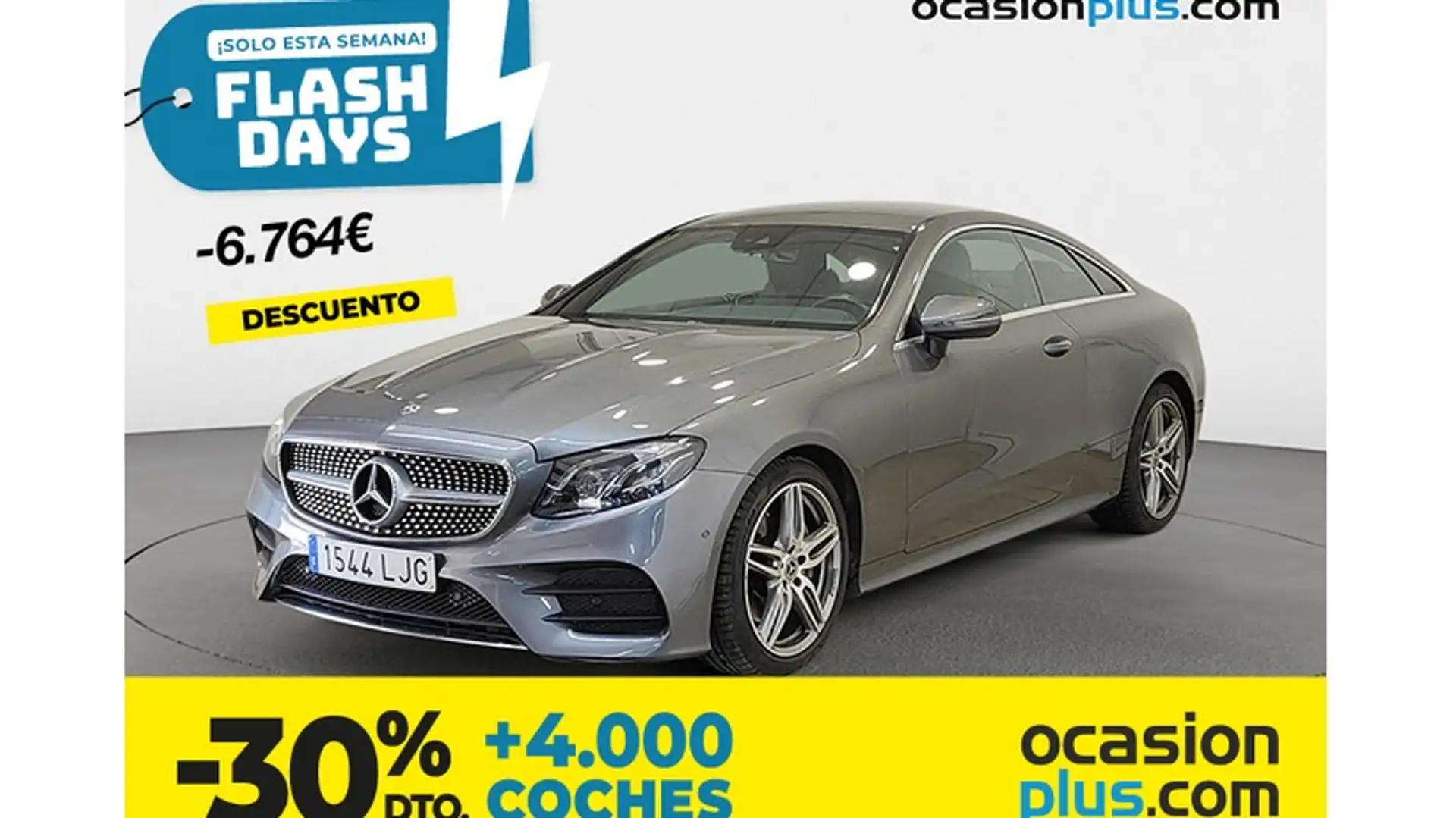 Mercedes-Benz E 220 Coupé 220d 9G-Tronic Gris - 1