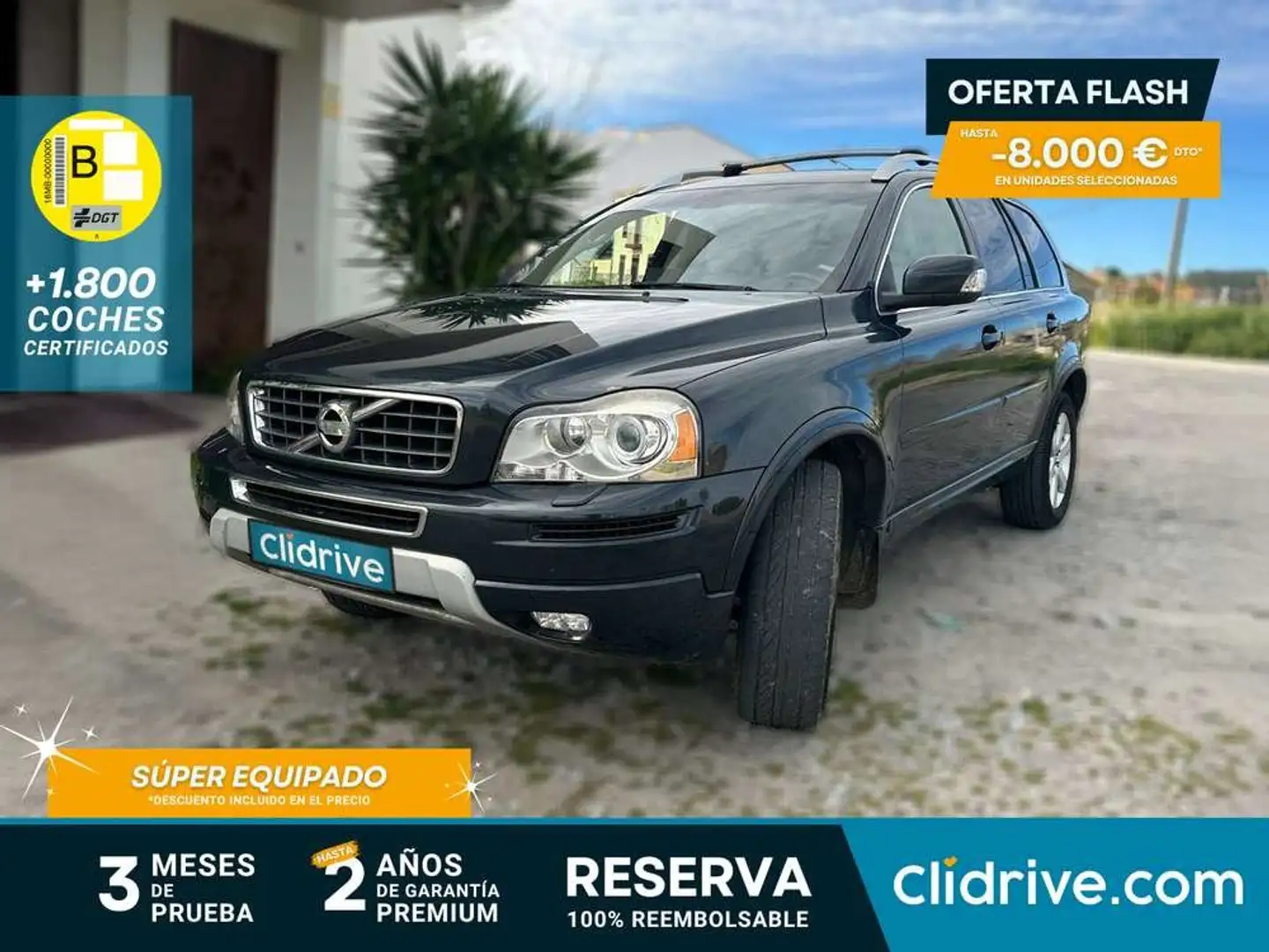 Volvo XC90 D5 Executive 7pl. AWD Aut. 200 Negro - 1