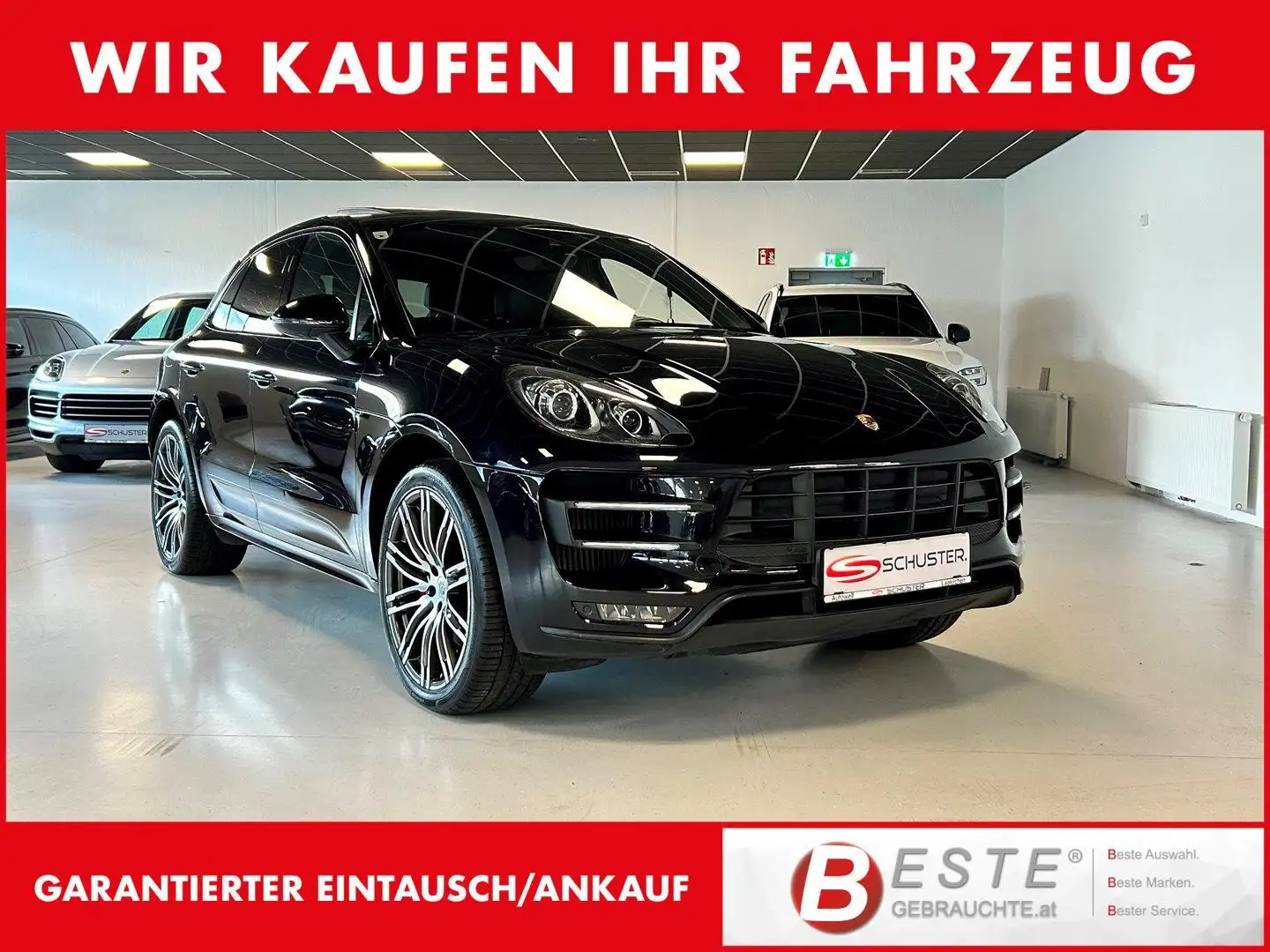 Porsche Macan Turbo 3,6 DSG Allrad Schwarz - 1
