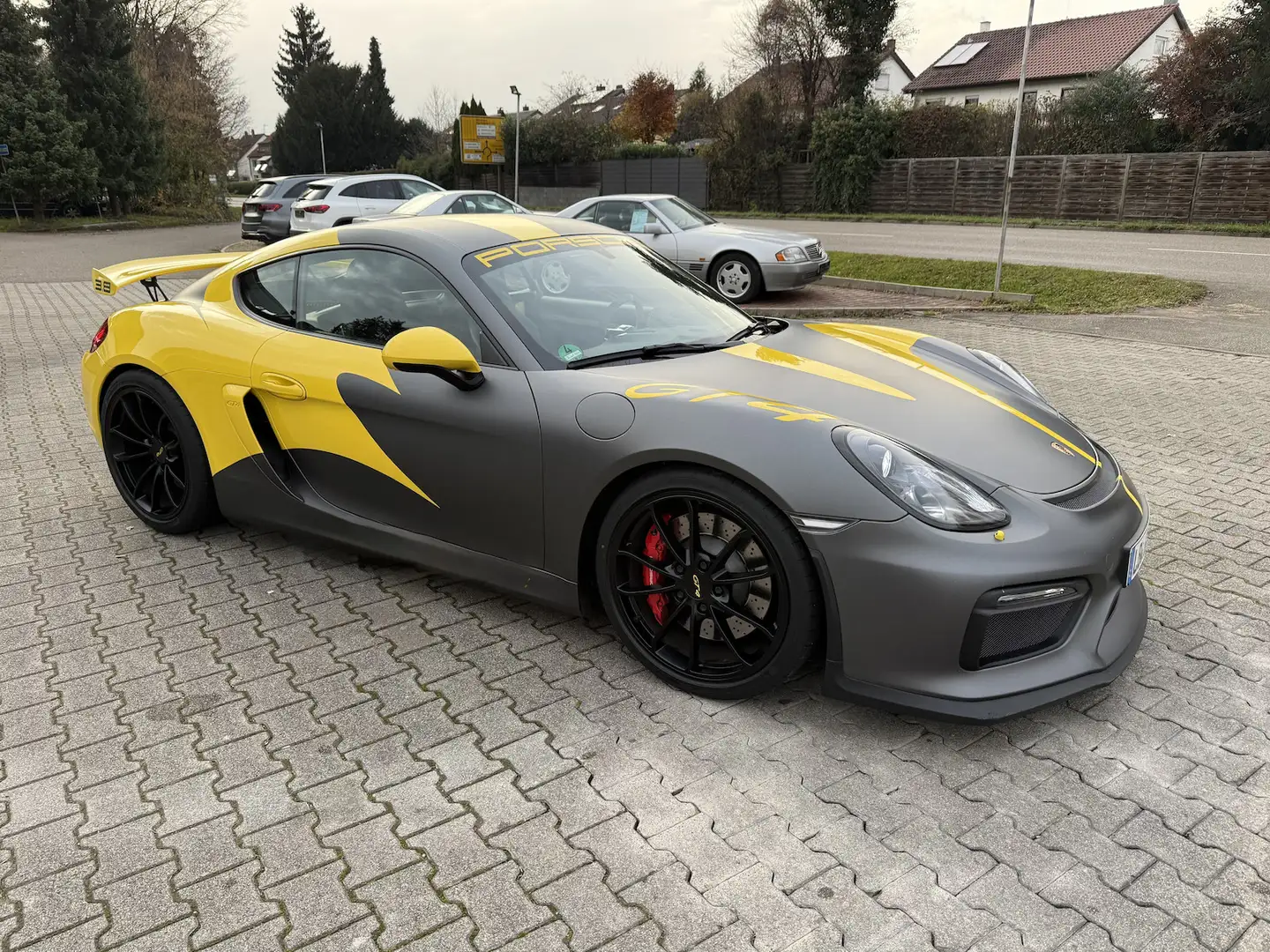 Porsche Cayman GT 4 *1.Hand,orig. 19tkm,unfallfrei,Top* Gelb - 2