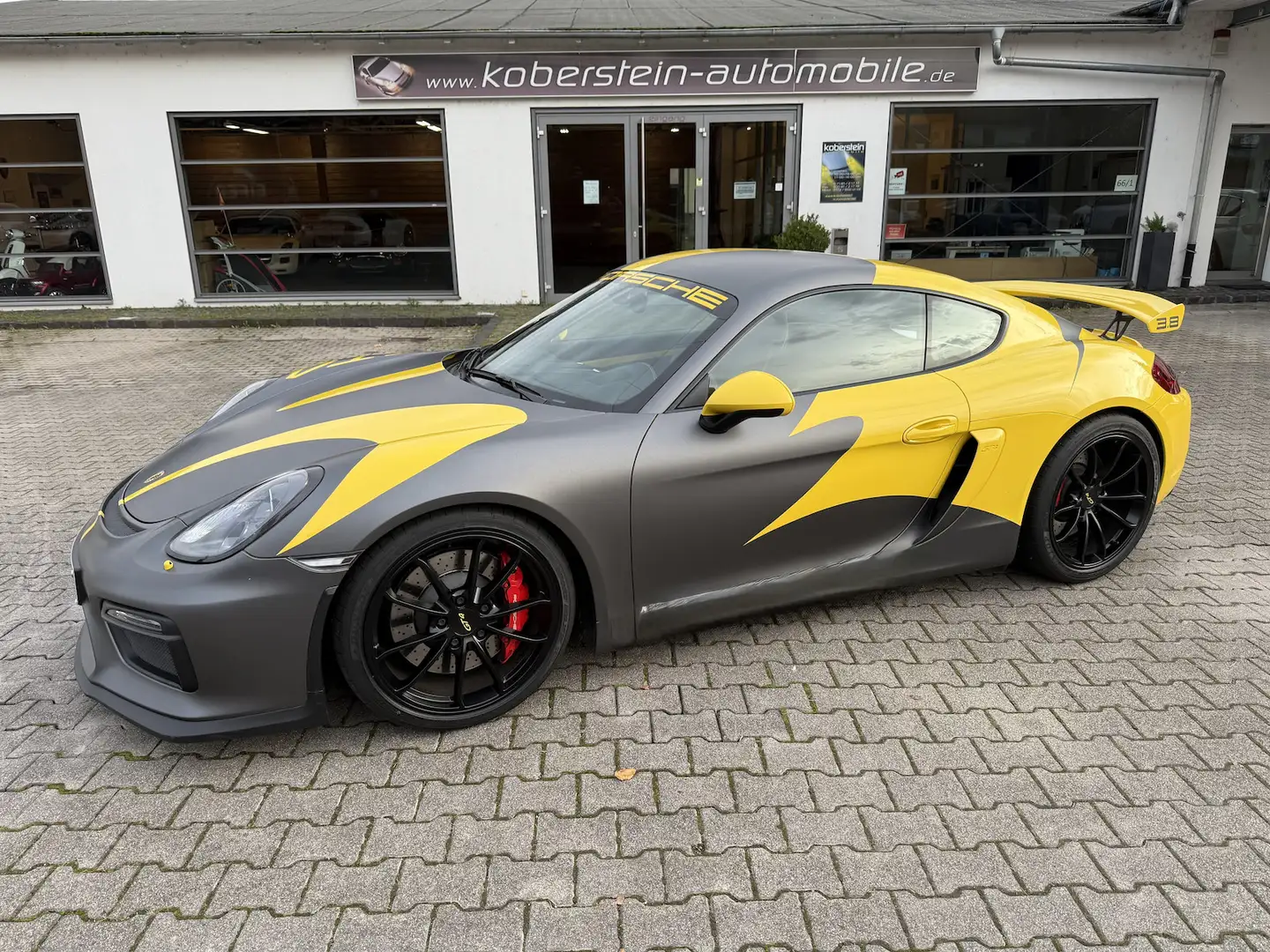 Porsche Cayman GT 4 *1.Hand,orig. 19tkm,unfallfrei,Top* Gelb - 1