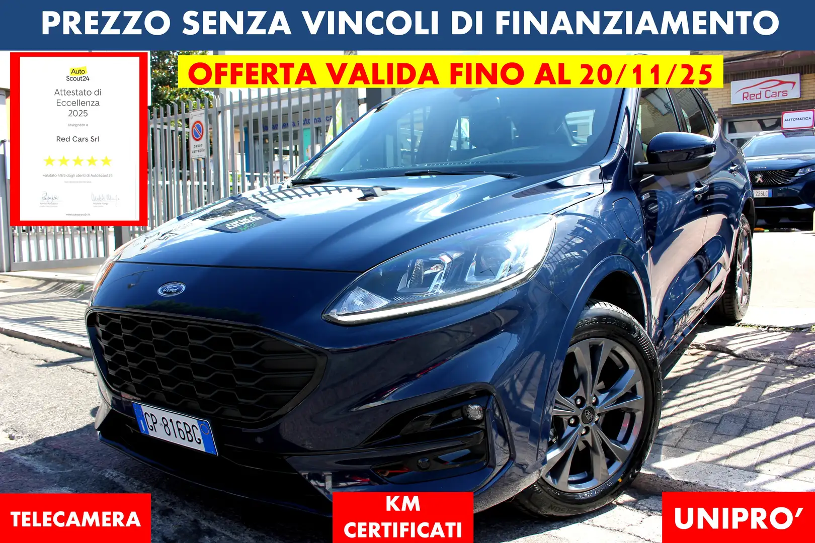 Ford Kuga ST-Line UNIPRO *PREZZO VERO* IBRIDA KM CERTIFICATI - 1