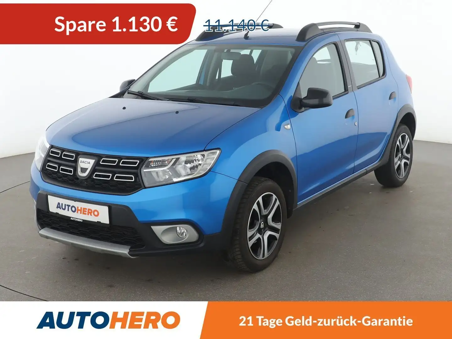 Dacia Sandero 0.9 TCe Stepway Celebration *NAVI*TEMPO*CAM*PDC* Синій - 1