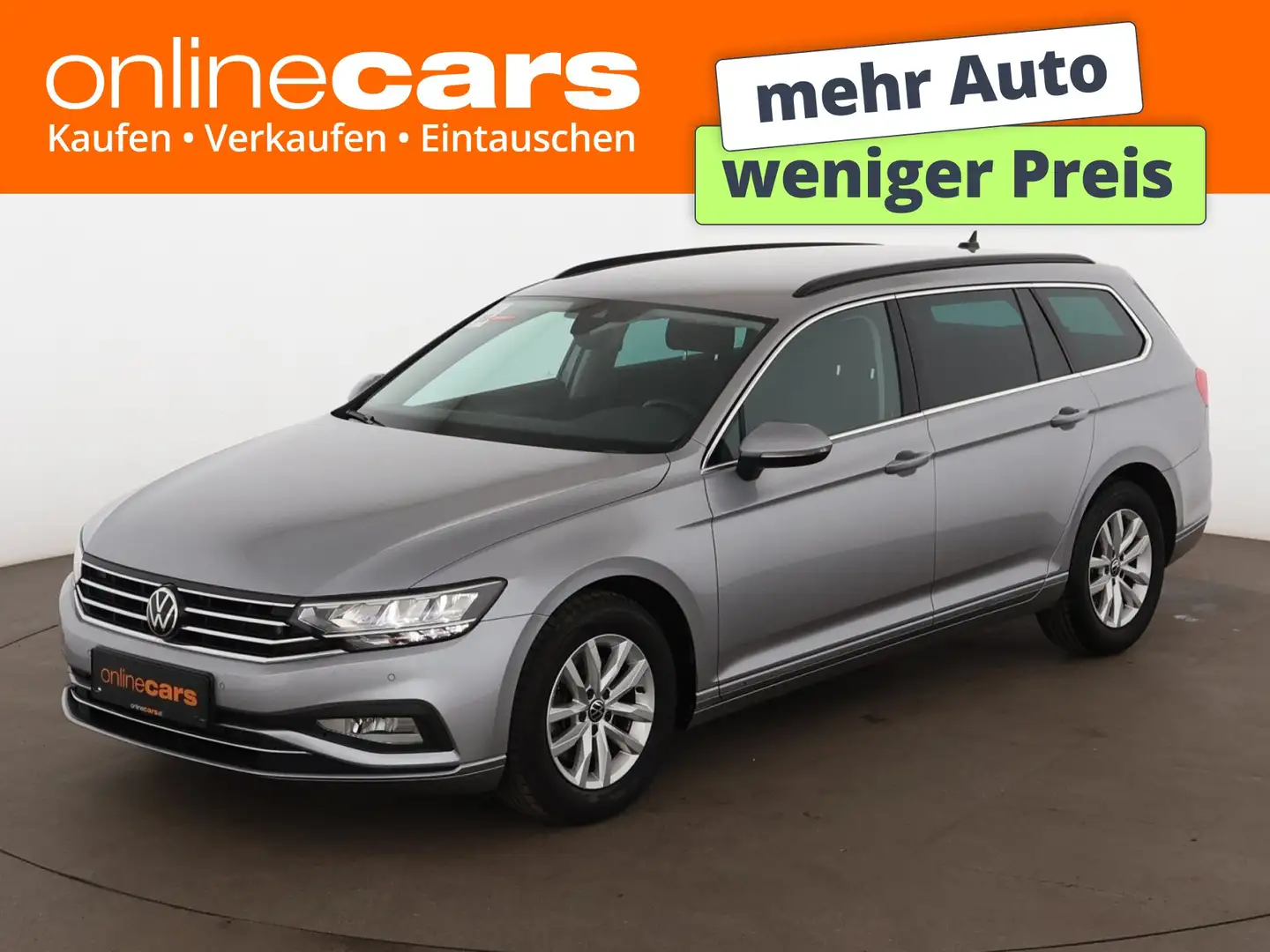 Volkswagen Passat Variant 2.0 TDI Business Aut LED AHK RADAR Silber - 1