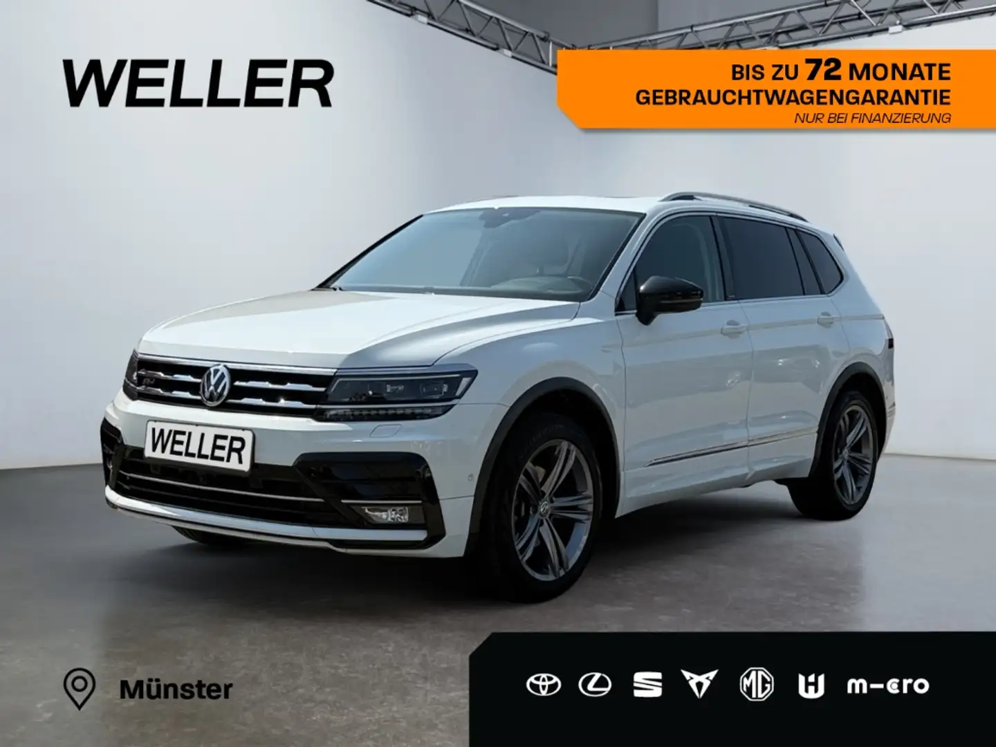 Volkswagen Tiguan Allspace 2.0 TDI R-Line LED*HUD*360*Sthz* Blanc - 1