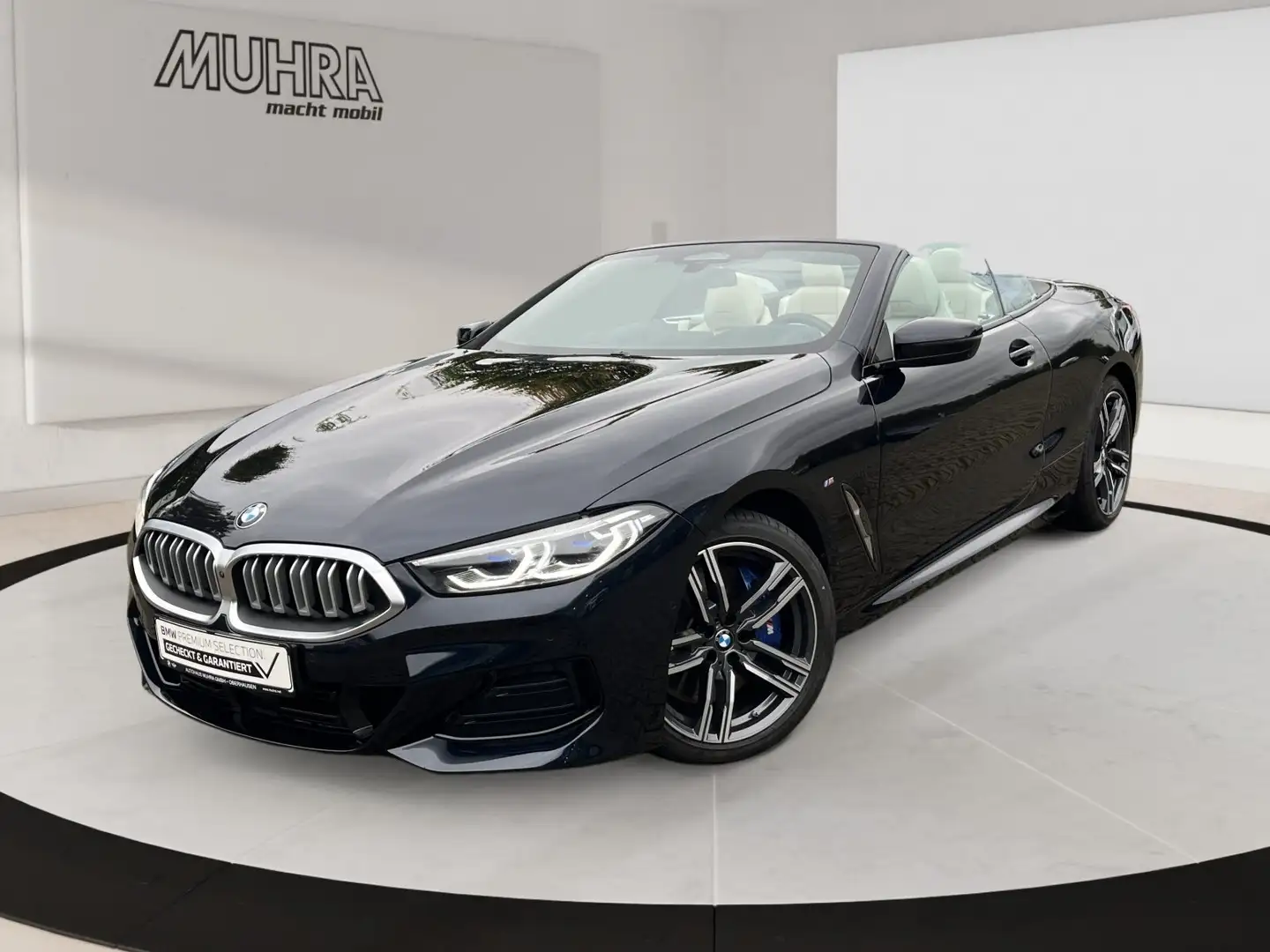BMW 840 i xDrive Cabrio M Sportpaket Individual Leder Soft Noir - 2