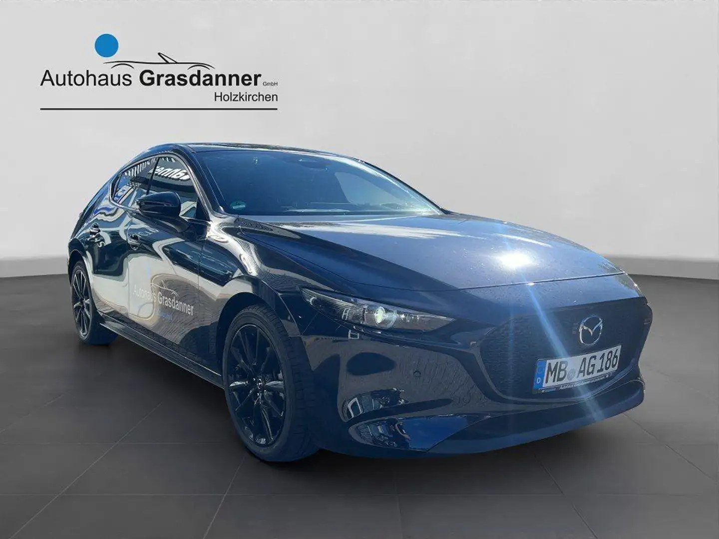 Mazda 3 2.0L e-SKYACTIV X 186ps Exclusive-line Blau - 1