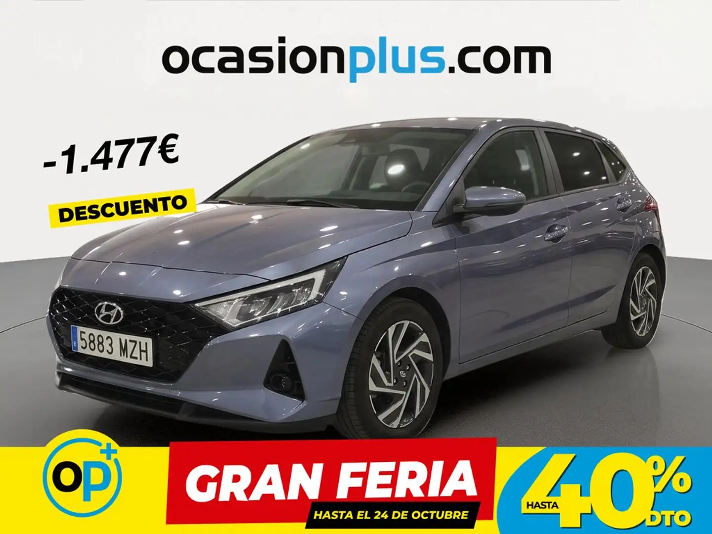 Hyundai i20 1.0 TGDI Klass 100 Azul - 1