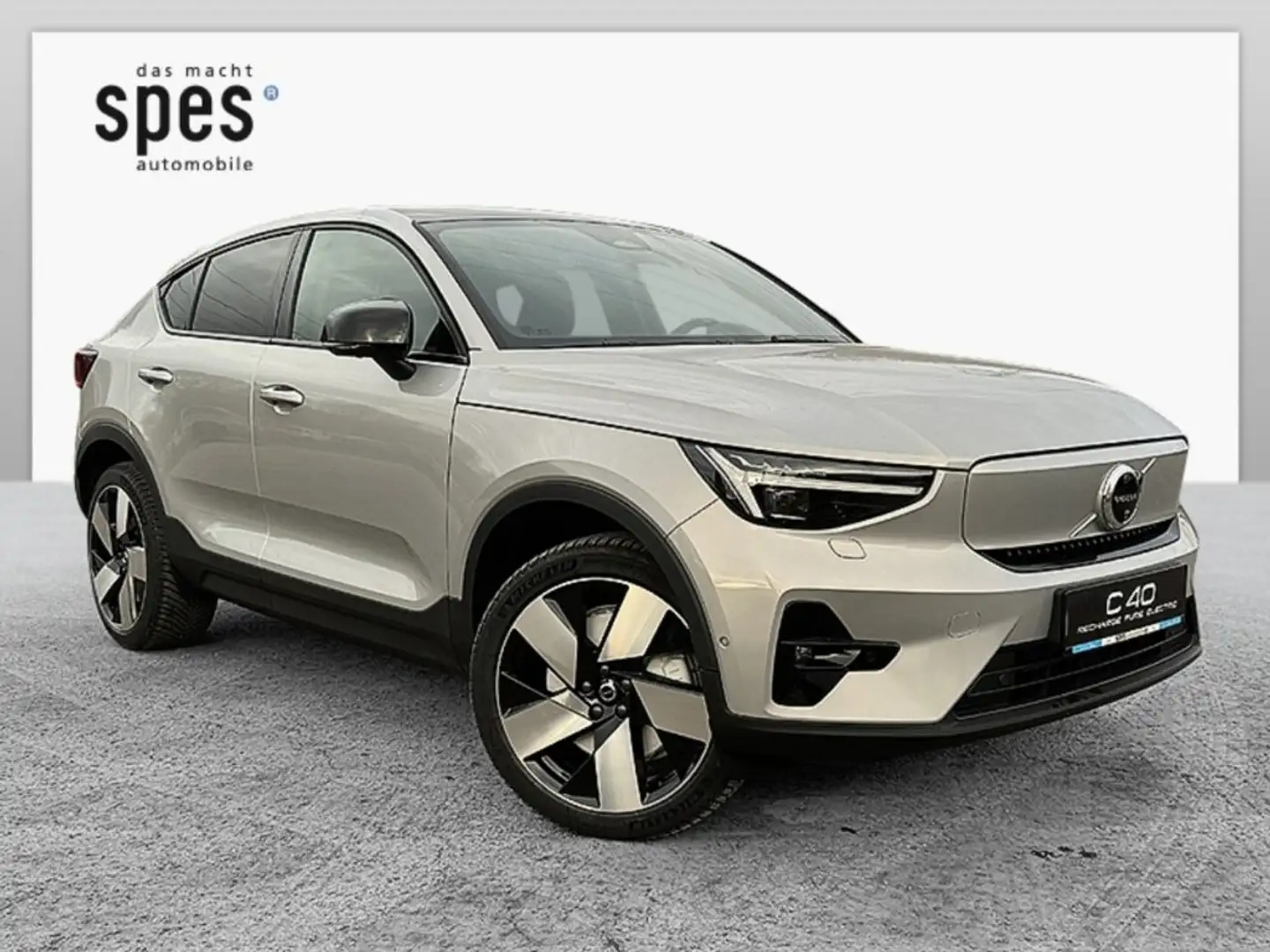 Volvo C40 Recharge Twin Motor Elektrisch Ultimate Silber - 1