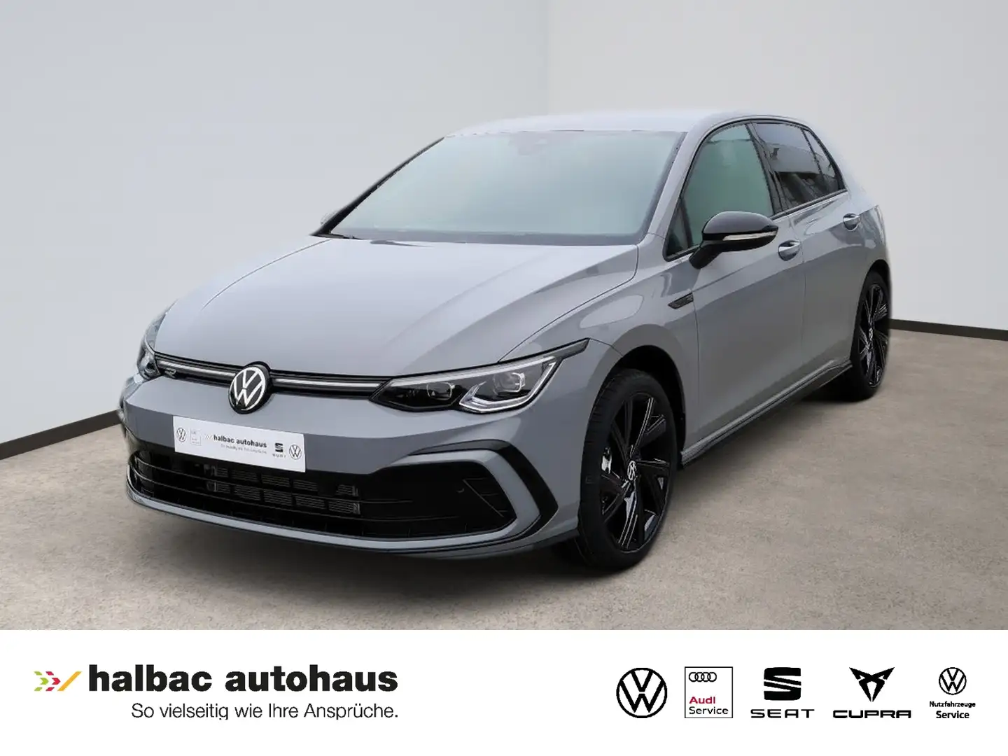 Volkswagen Golf 2.0 TDI DSG R-Line +AHK+WR+BLACKSTYLE+LEDPLUS+NAV Gris - 1