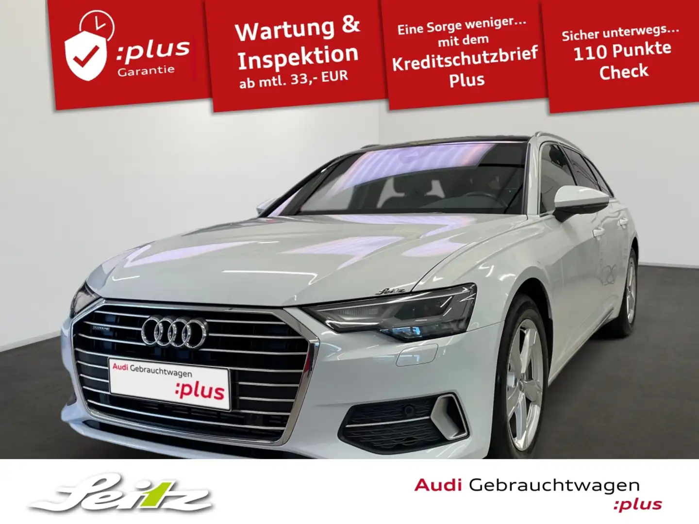 Audi A6 Avant 45 TDI quattro sport *PANO*LED*KAMERA*SITZH* Bianco - 1