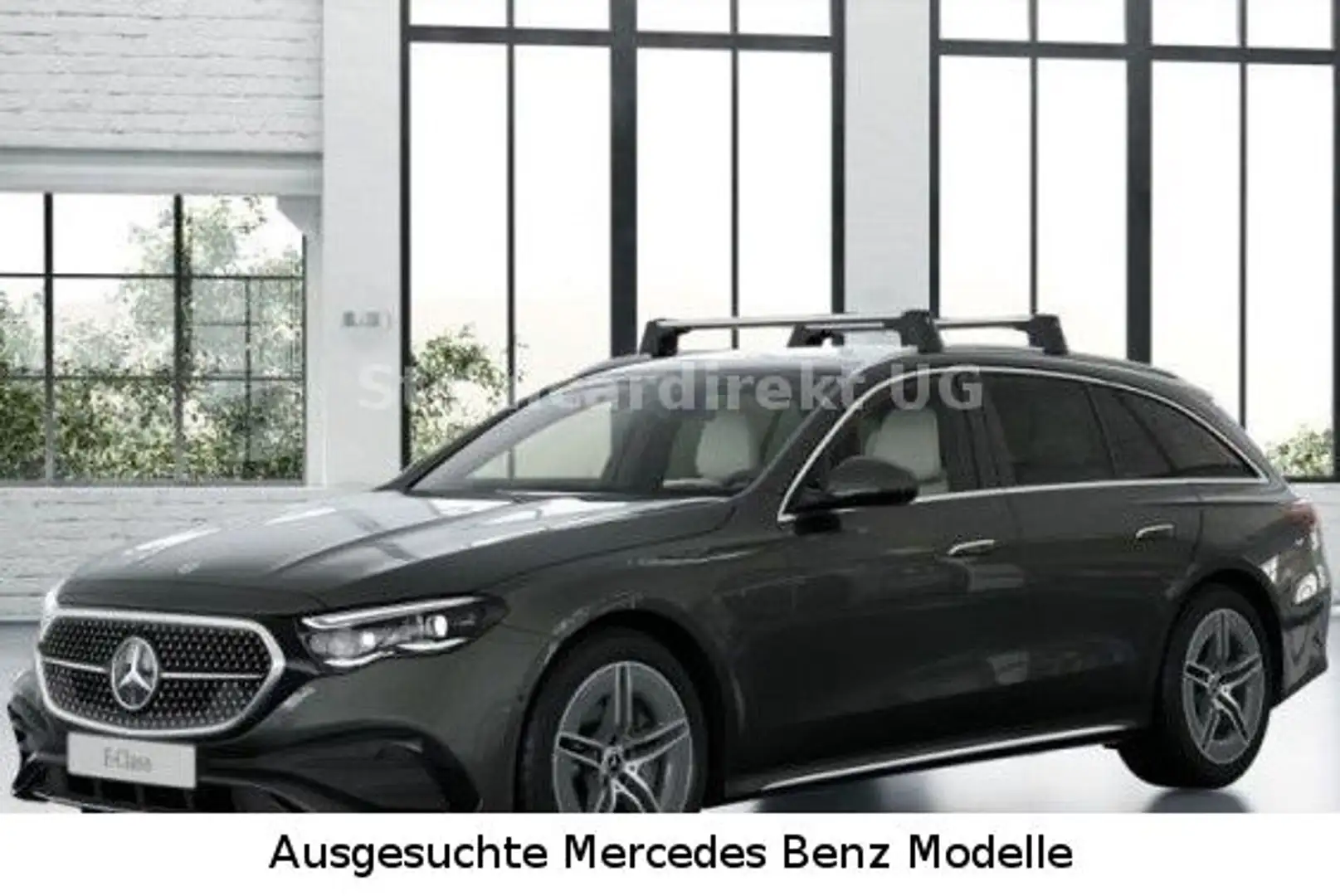 Mercedes-Benz E 300 de 4MATIC T AMG PANO AHK DISTRO 360K LEDER Grau - 1