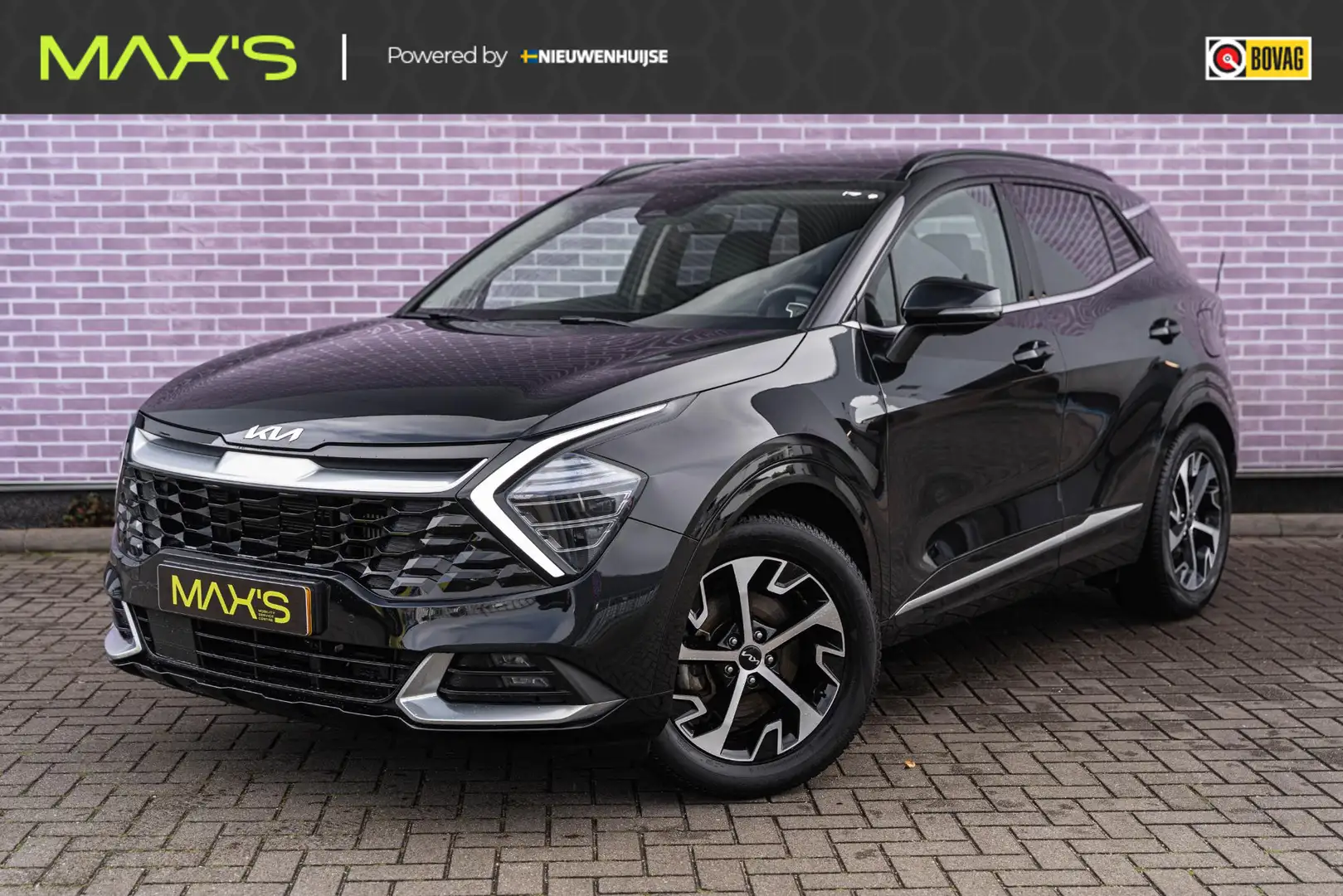 Kia Sportage 1.6 T-GDi Hybrid DynamicPlusLine Apple Carplay | A Zwart - 1