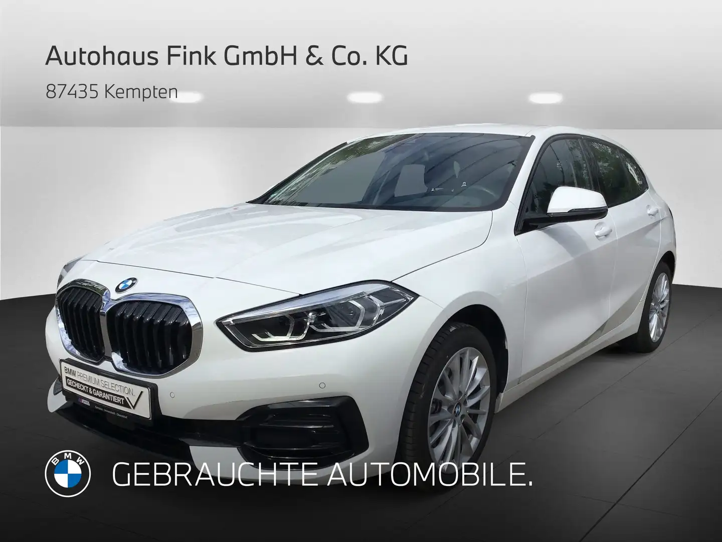 BMW 118 i Sport Line DAB LED WLAN Tempomat AHK schw. Weiß - 1