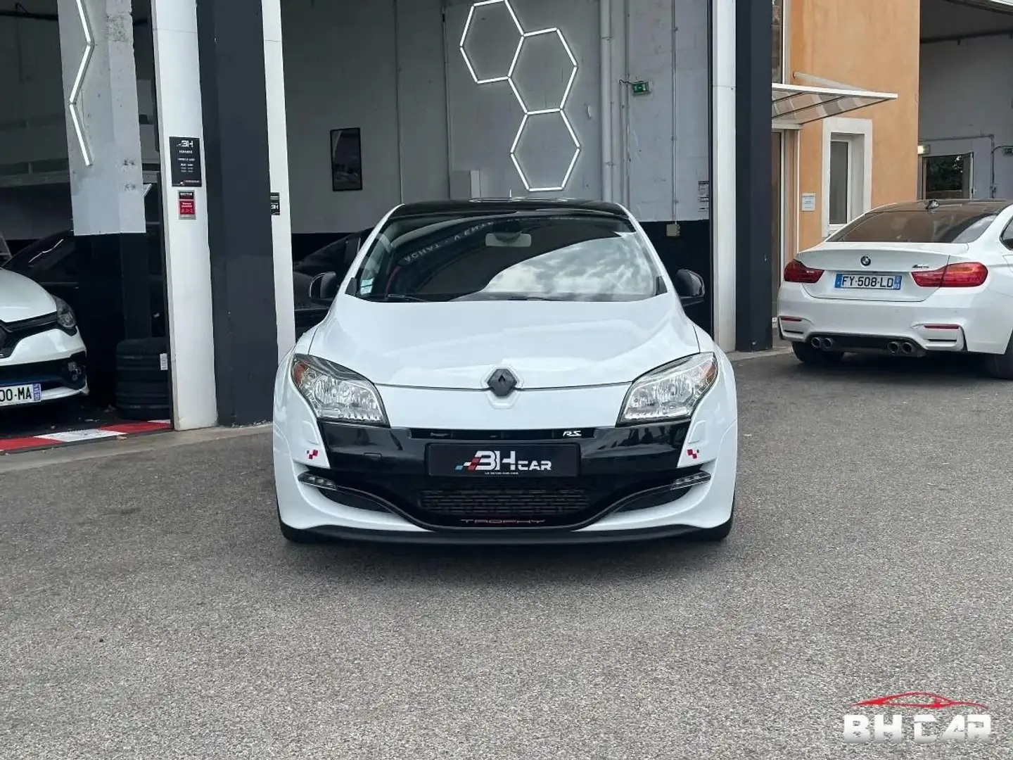 Renault Megane RS TROPHY 265cv /SIEGES RECARO/ TOIT PANORAMIQUE Blanc - 2