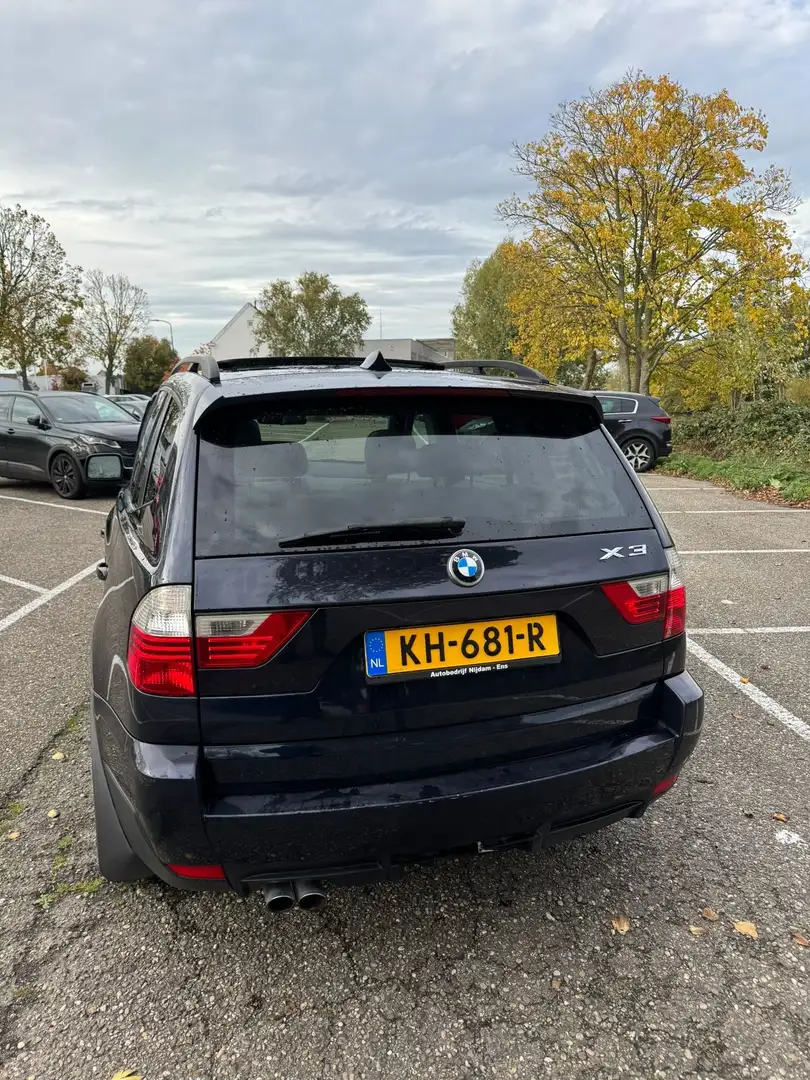 BMW X3 3.0si Executive/pano dak/led/automaat/apk/leder/ Kék - 2