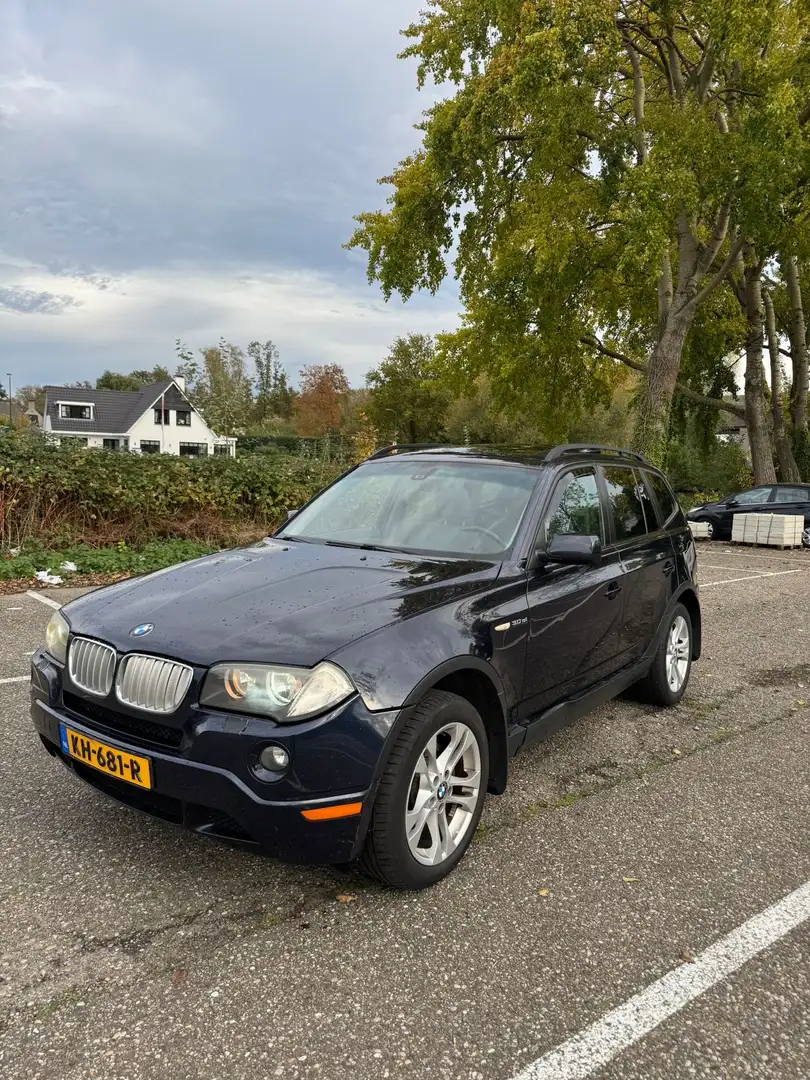 BMW X3 3.0si Executive/pano dak/led/automaat/apk/leder/ Kék - 1