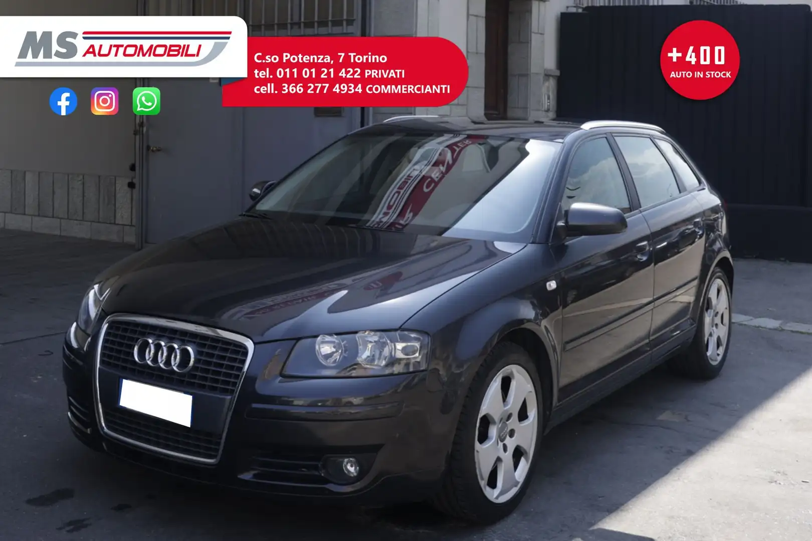 Audi A3 Audi A3 SPB 2.0 TDI 170 CV F.AP. Ambition Unicopr Nero - 1