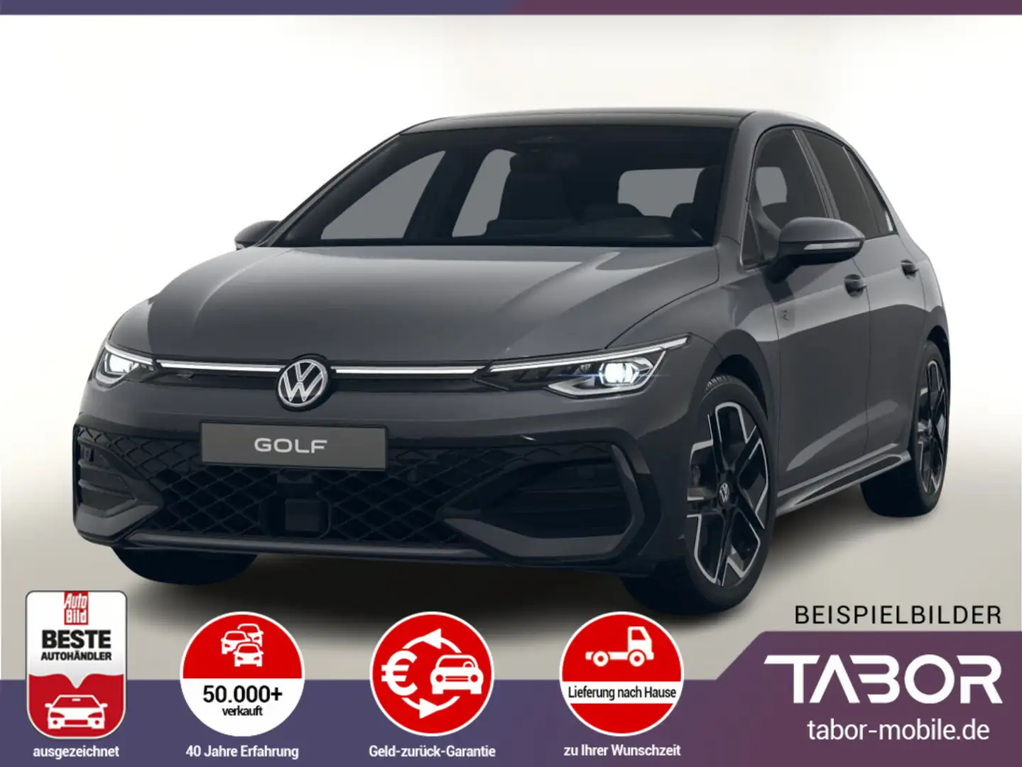 Volkswagen Golf 8 2.0 TDI 150 DSG R-Line Matrix Pano Keyl Grijs - 1