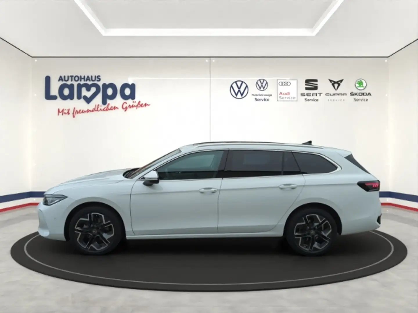 Volkswagen Passat Variant Elegance 2.0 TDI DSG AHK,ACC,NAV,DAB+,Matr Weiß - 2