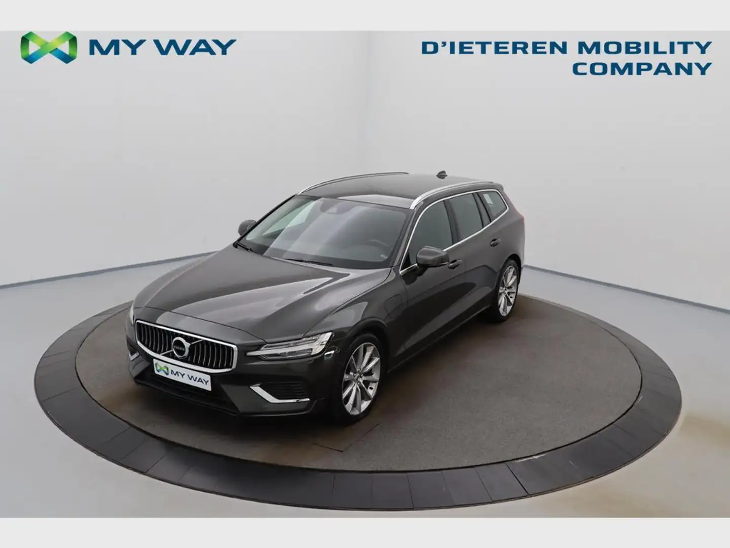 Volvo V60 INSCRIPTION 2.0 T6 AWD PHEV 340 PK Gris - 1