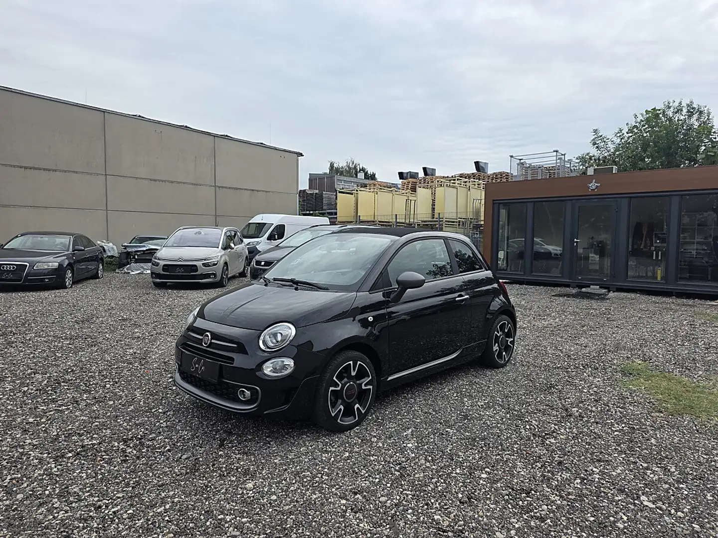 Fiat 500C S Eco 1,2 69 Pop Star Cabrio Schwarz - 2