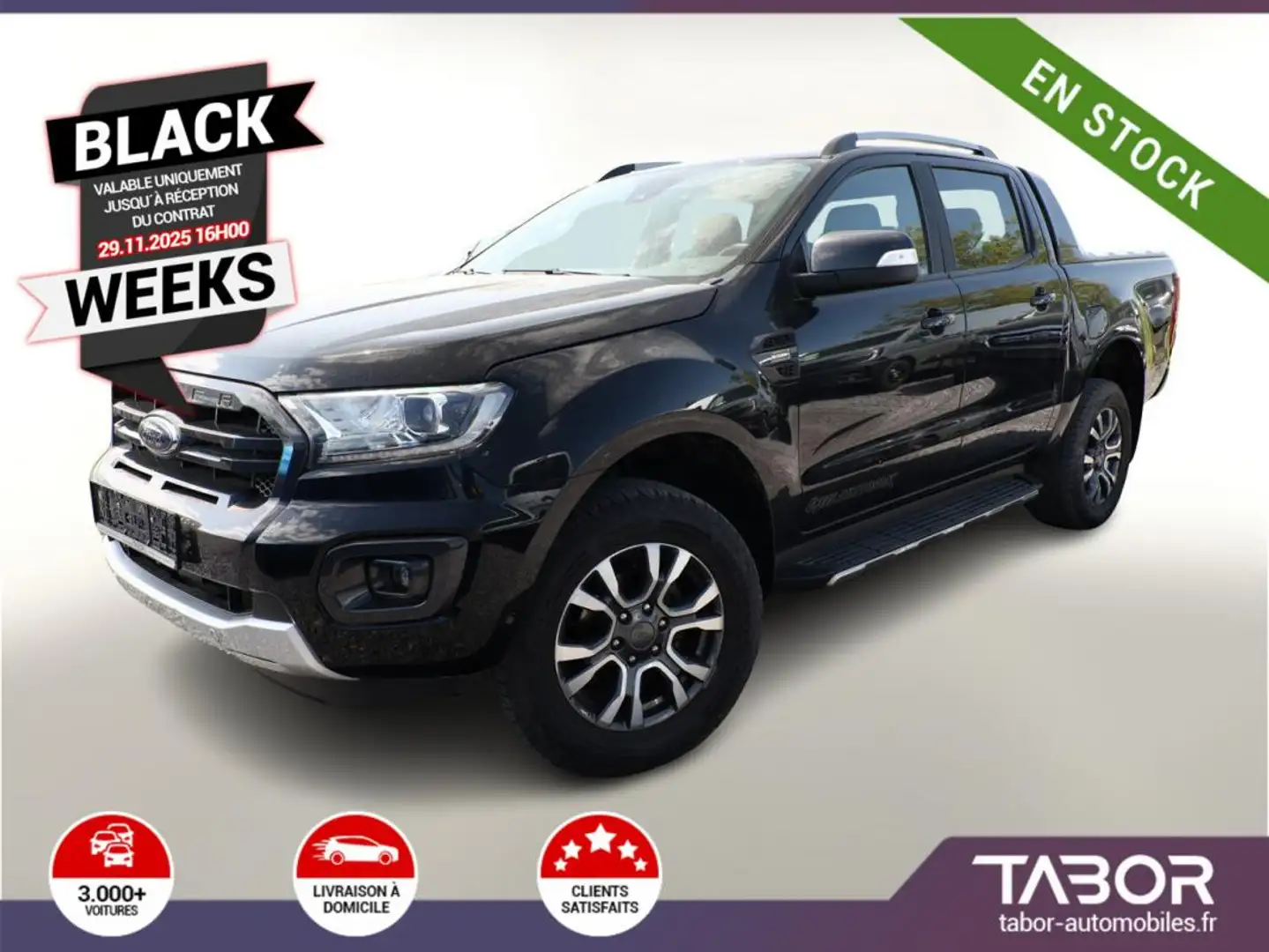 Ford Ranger DoKa 2.0 TDCi 213 Aut. Wildtrak ACC Negro - 1