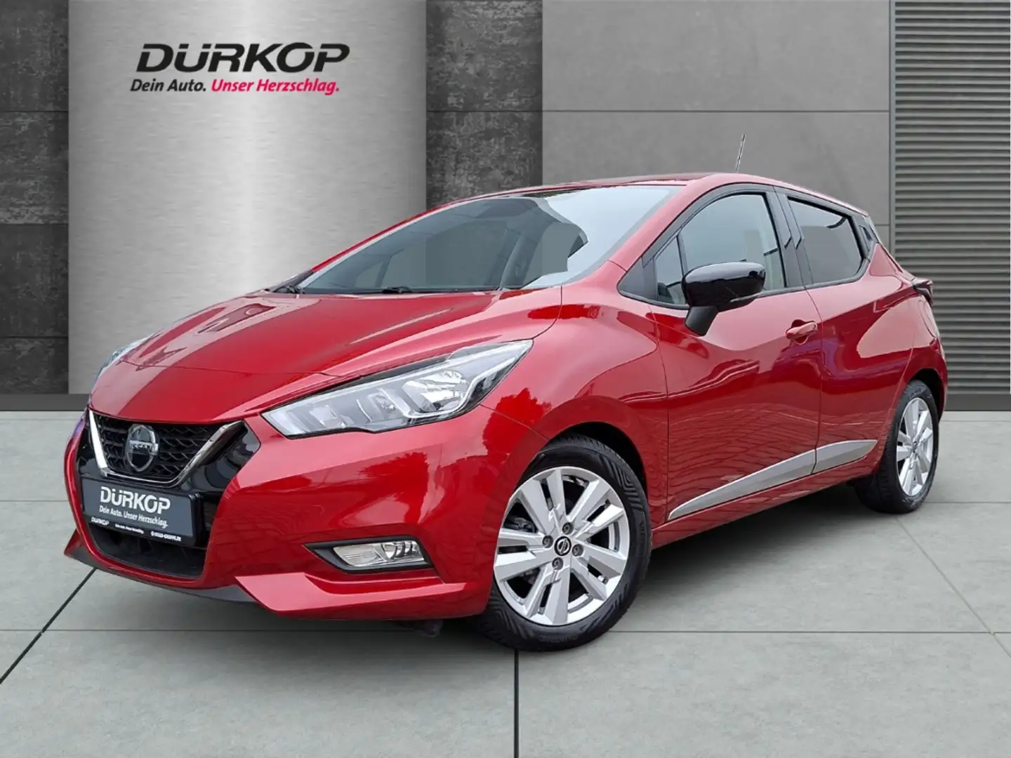 Nissan Micra N-Connecta Navi Sitzheiz. AZV Allwetter Rot - 1