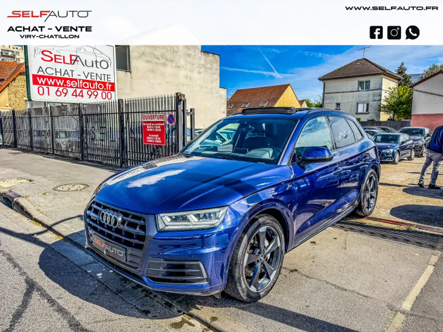 Audi Q5 50 TDI 286CH S LINE QUATTRO TIPTRONIC 8 Azul - 1