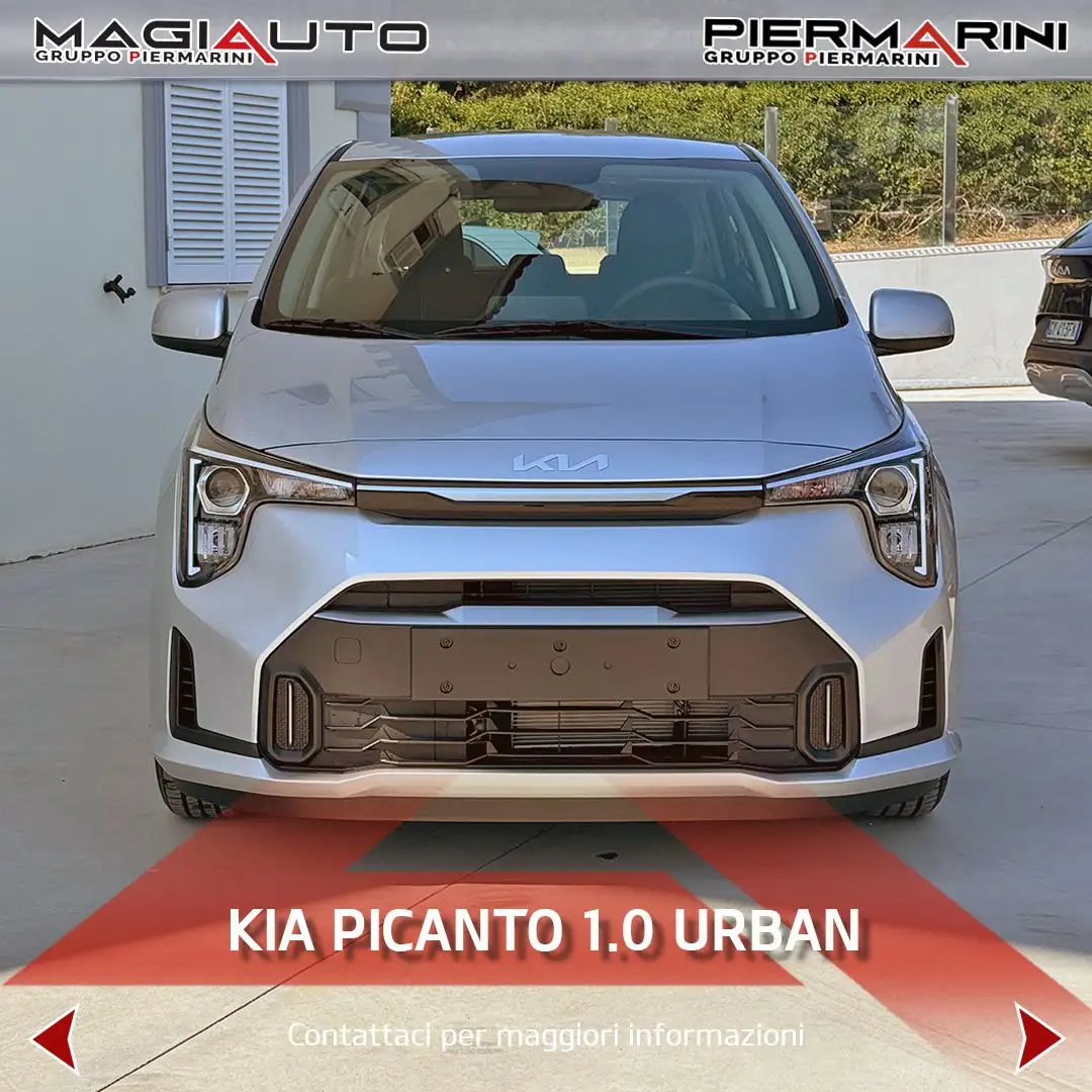Kia Picanto 1.0 12V 5 porte Urban Argento - 2