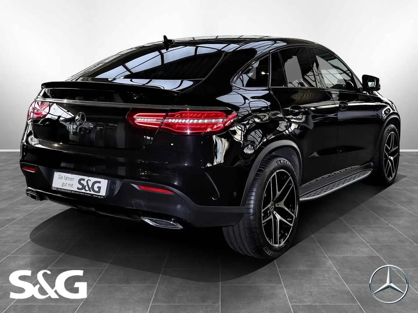 Mercedes-Benz GLE 350 d 4M Coupé AMG PANO+TOTWINKEL+DISTRONIC Nero - 2