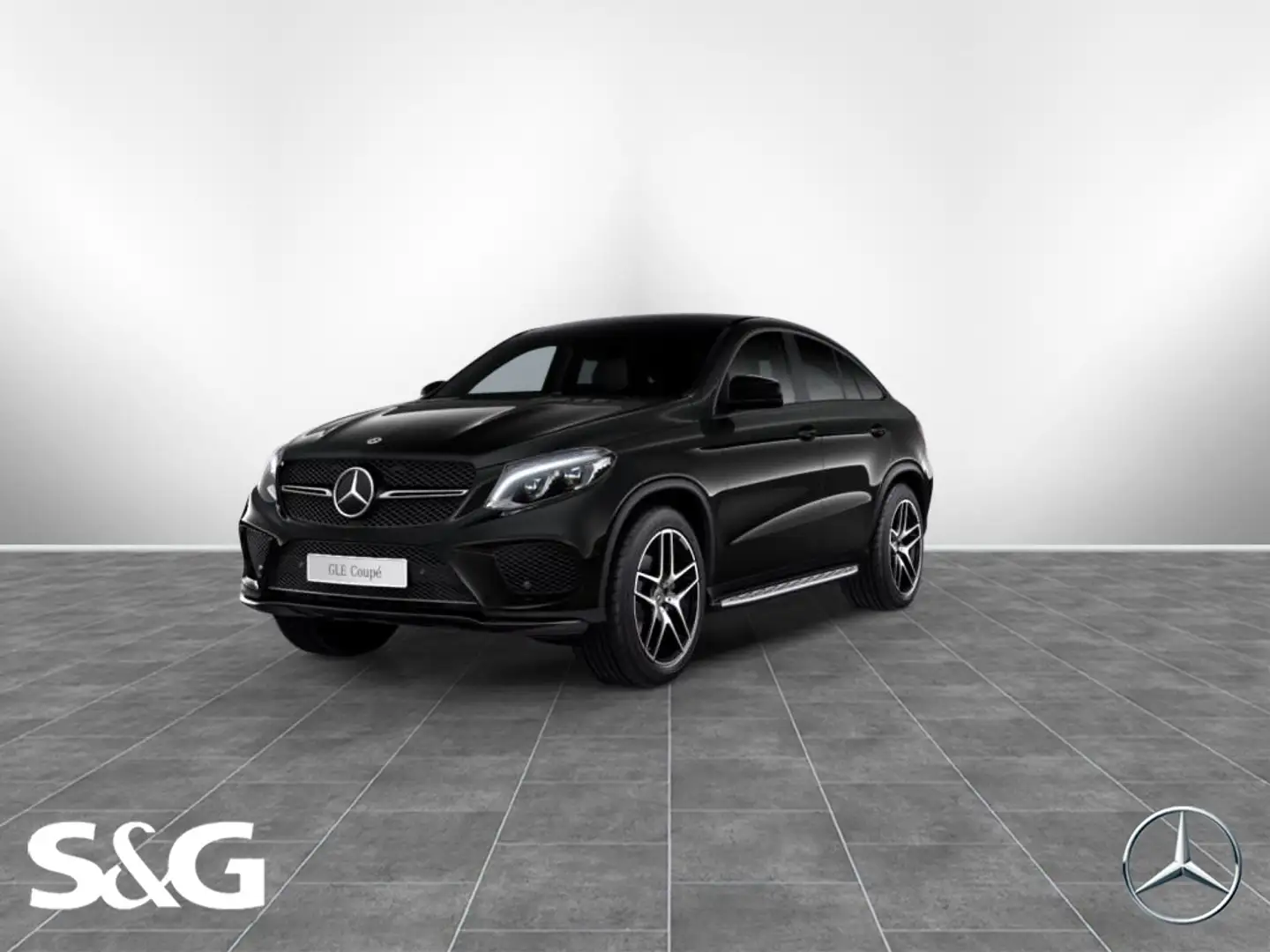Mercedes-Benz GLE 350 d 4M Coupé AMG PANO+TOTWINKEL+DISTRONIC Schwarz - 1