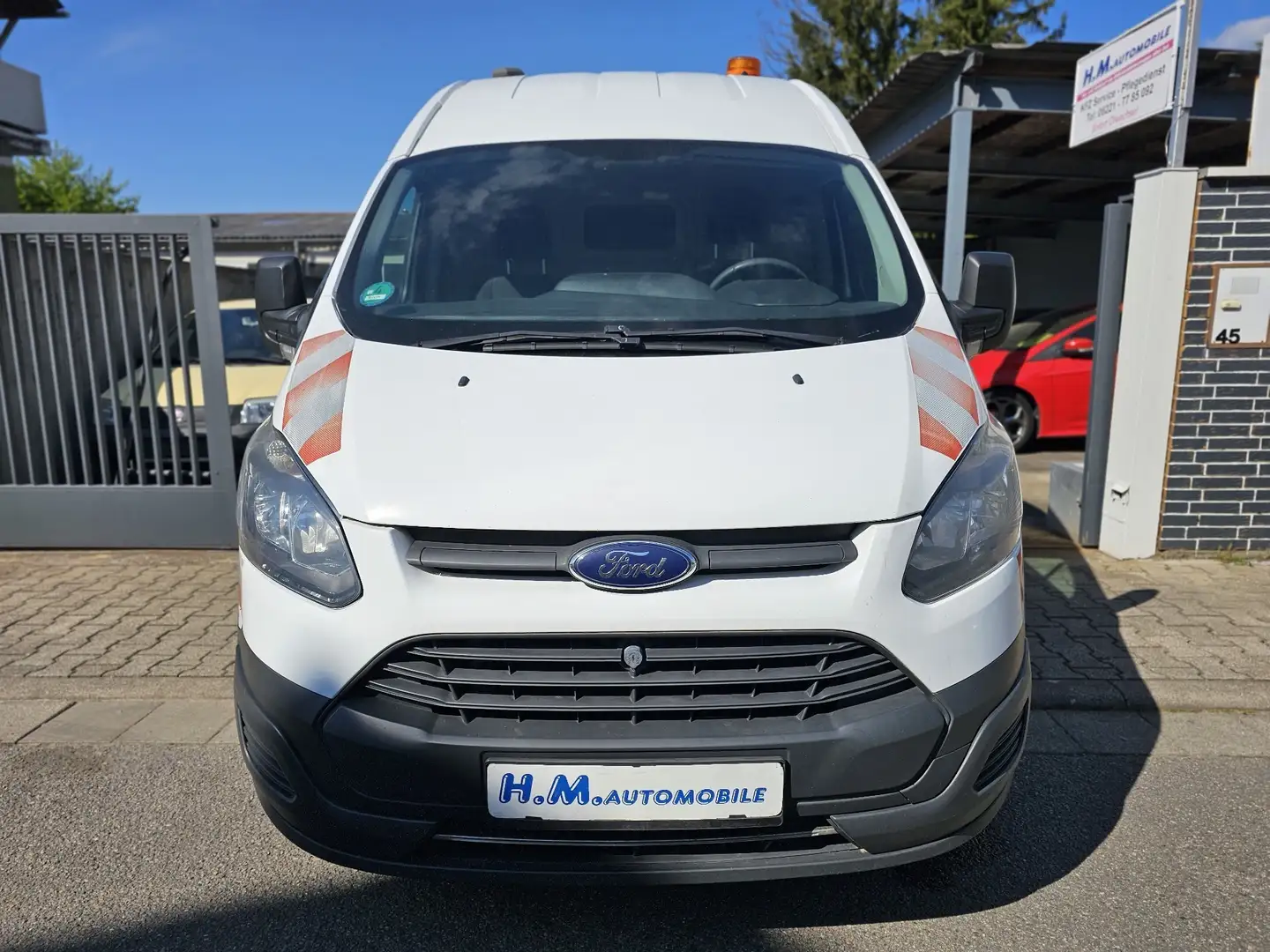 Ford Transit Custom 310 L2/Sortimo/Werkstatt/Klima/Standheizung/Euro6 Blanc - 2
