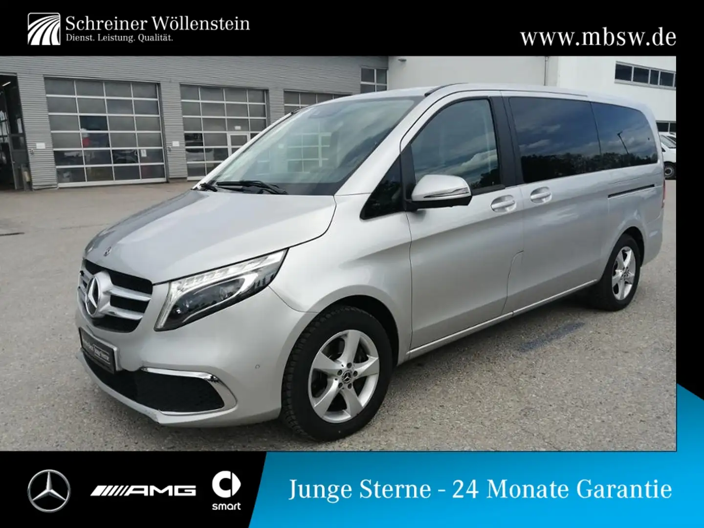 Mercedes-Benz V 300 d Avantgarde Edition L  360°*Distronic*Nav Silber - 1