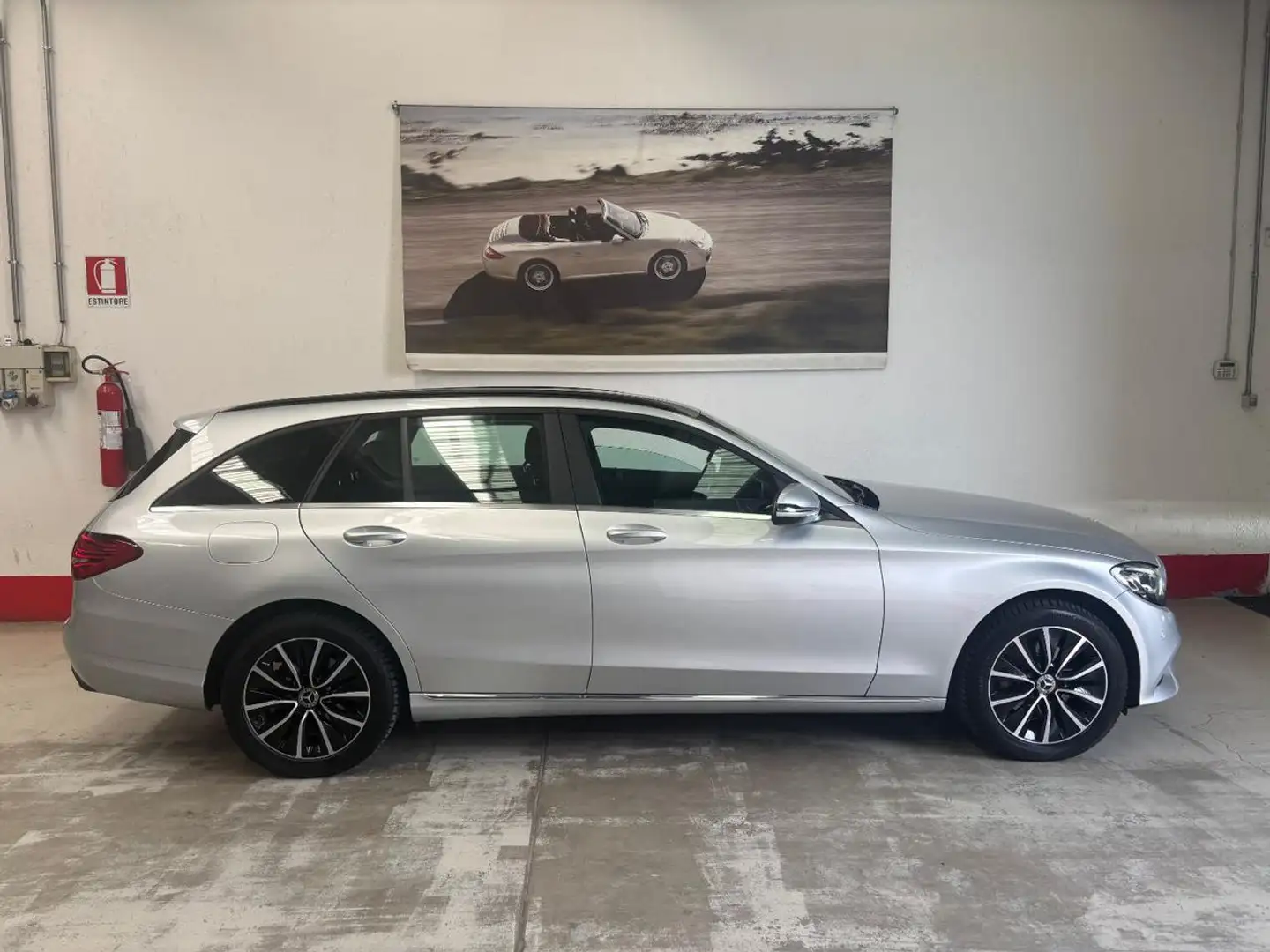 Mercedes-Benz C 200 d S.W. Auto Business Extra Grigio - 2