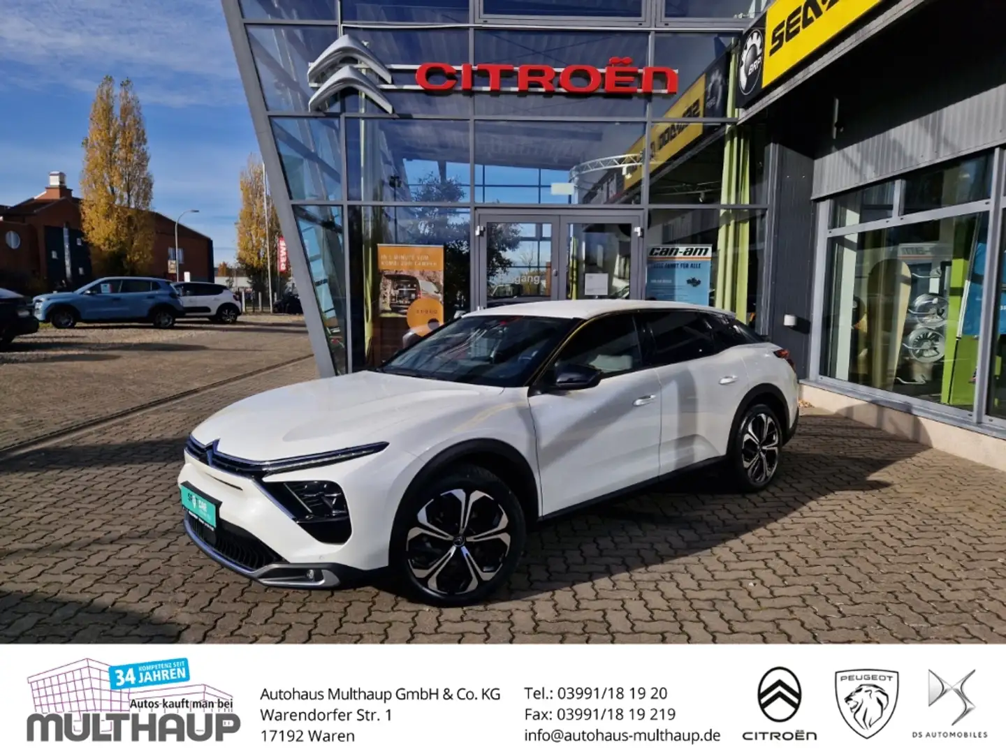 Citroen C5 X Plus PureTech 130 EAT8 LED LenkradHZG PDC Weiß - 1