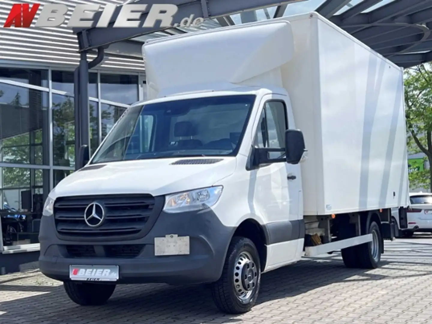 Mercedes-Benz Sprinter 514 Koffer halbe LBW+Tür Sitzheiz. 511/5 Blanc - 1