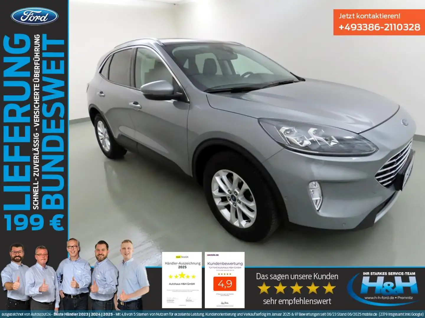 Ford Kuga 1.5 EcoB Titanium X Pano+iACC+B&O+Kamera Plateado - 1