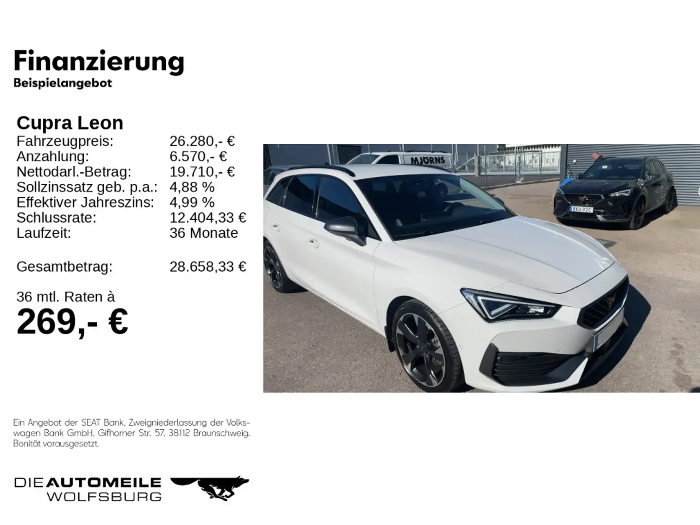 CUPRA Leon ST 1.5TSI DSG AHK/LED/SITZHZ Weiß - 2