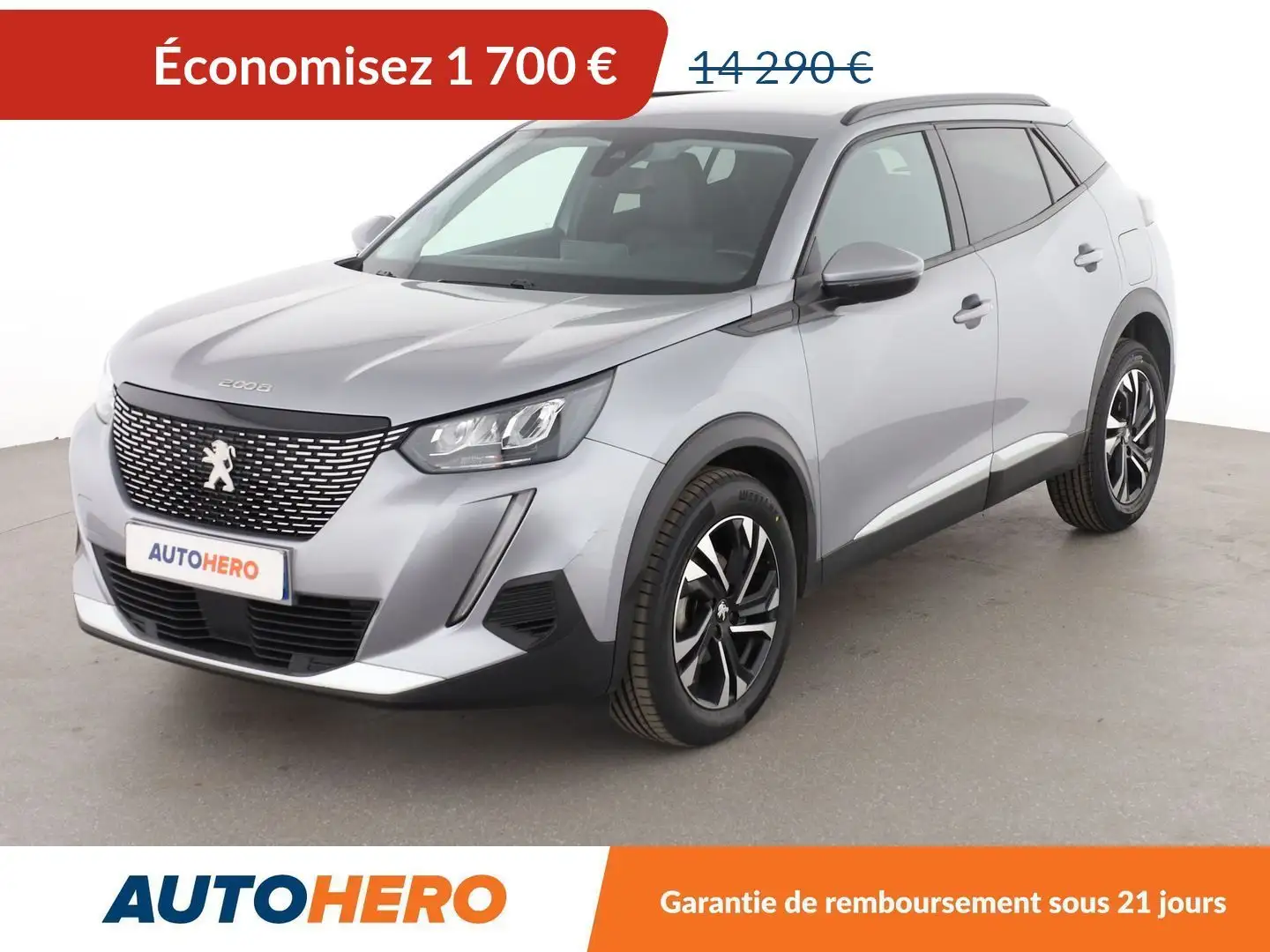 Peugeot 2008 1.2 PureTech Allure Gris - 1
