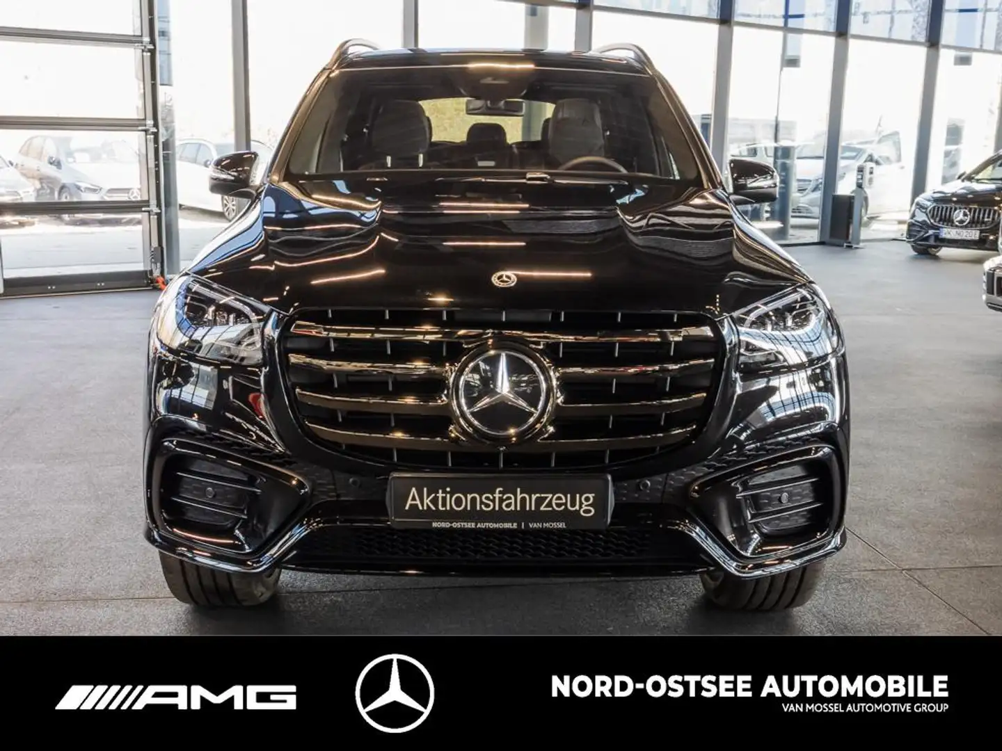 Mercedes-Benz GLS 450 d 4m AMG 23-ZOLL NIGHT AHK HUD BURMESTER Schwarz - 2