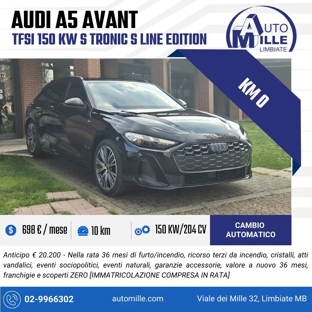 Audi A5 Avant TFSI 150 kW S tronic S Line edition Noir - 1