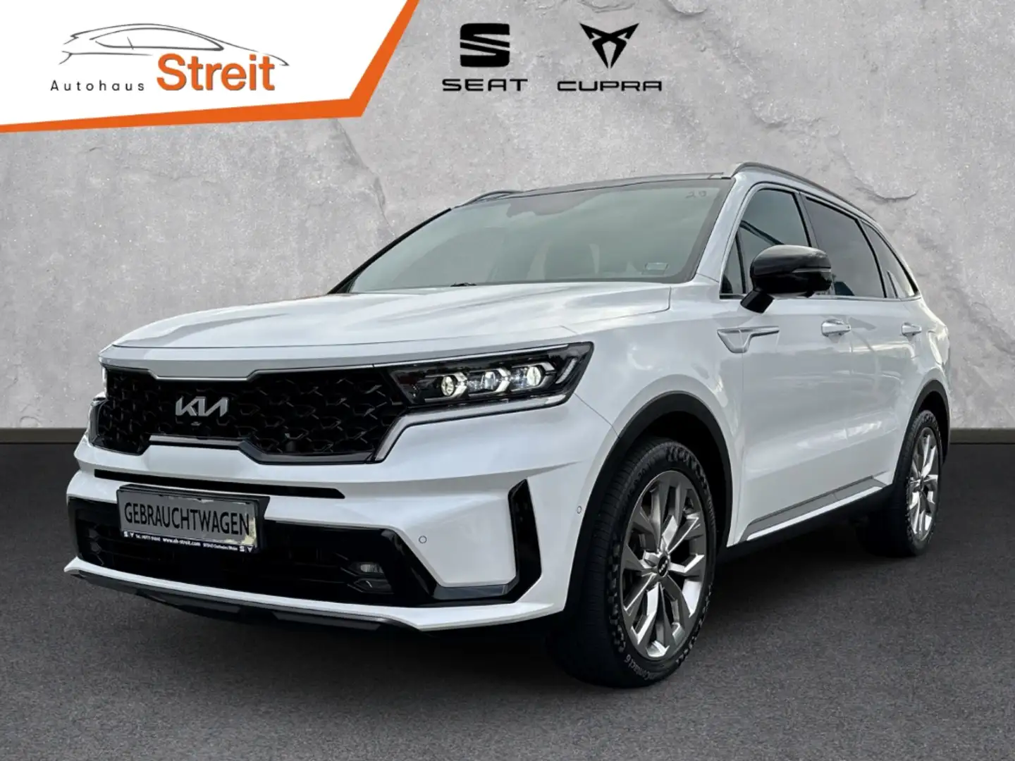 Kia Sorento Platinum 4WD 2.2 CRDi DCT AHK HUD PANO Navi Leder Bianco - 1