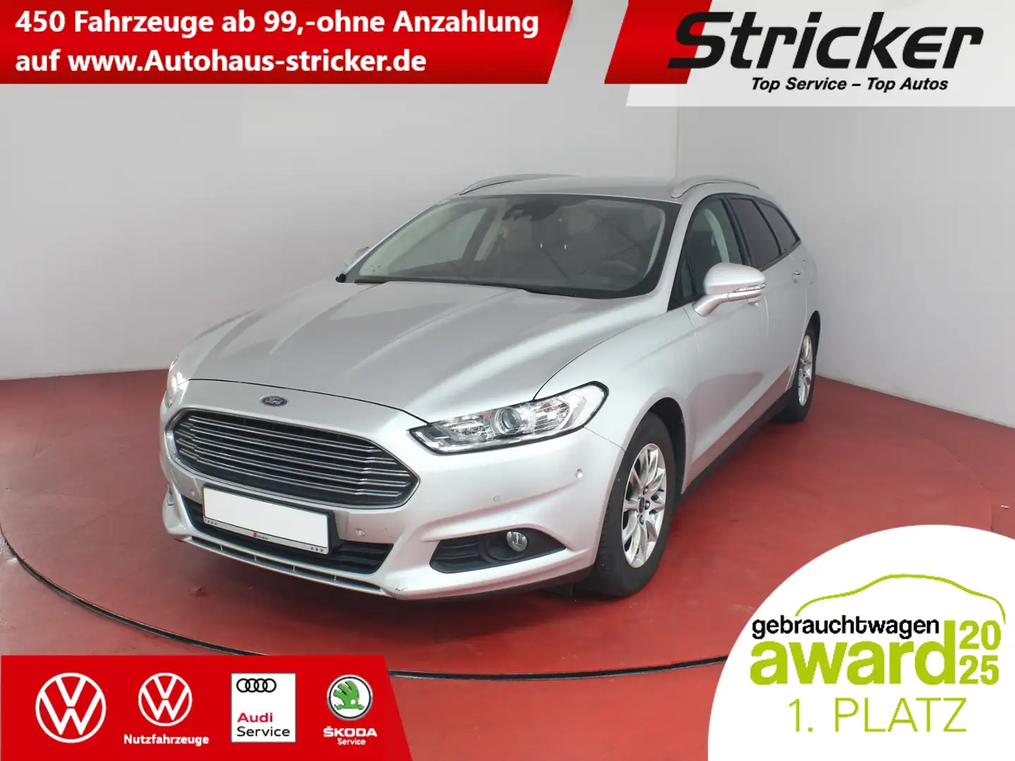 Ford Mondeo Business Edition 1.5 EcoBoost TÜV bis 09/2027 Nav Silber - 1