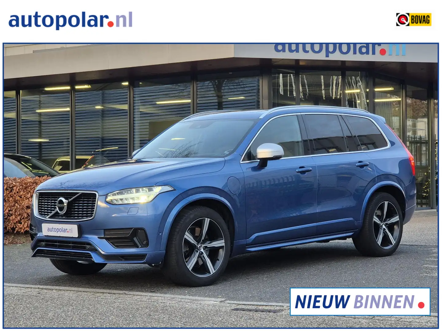 Volvo XC90 2.0 T8 Twin Engine AWD R-Design Trekhaak/Luchtveri Blau - 1