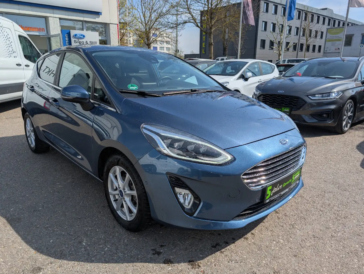Ford Fiesta 1.0 Titanium X LED*AHK*ACC*NAV*SHZ*PDC*BLIS Blau - 2